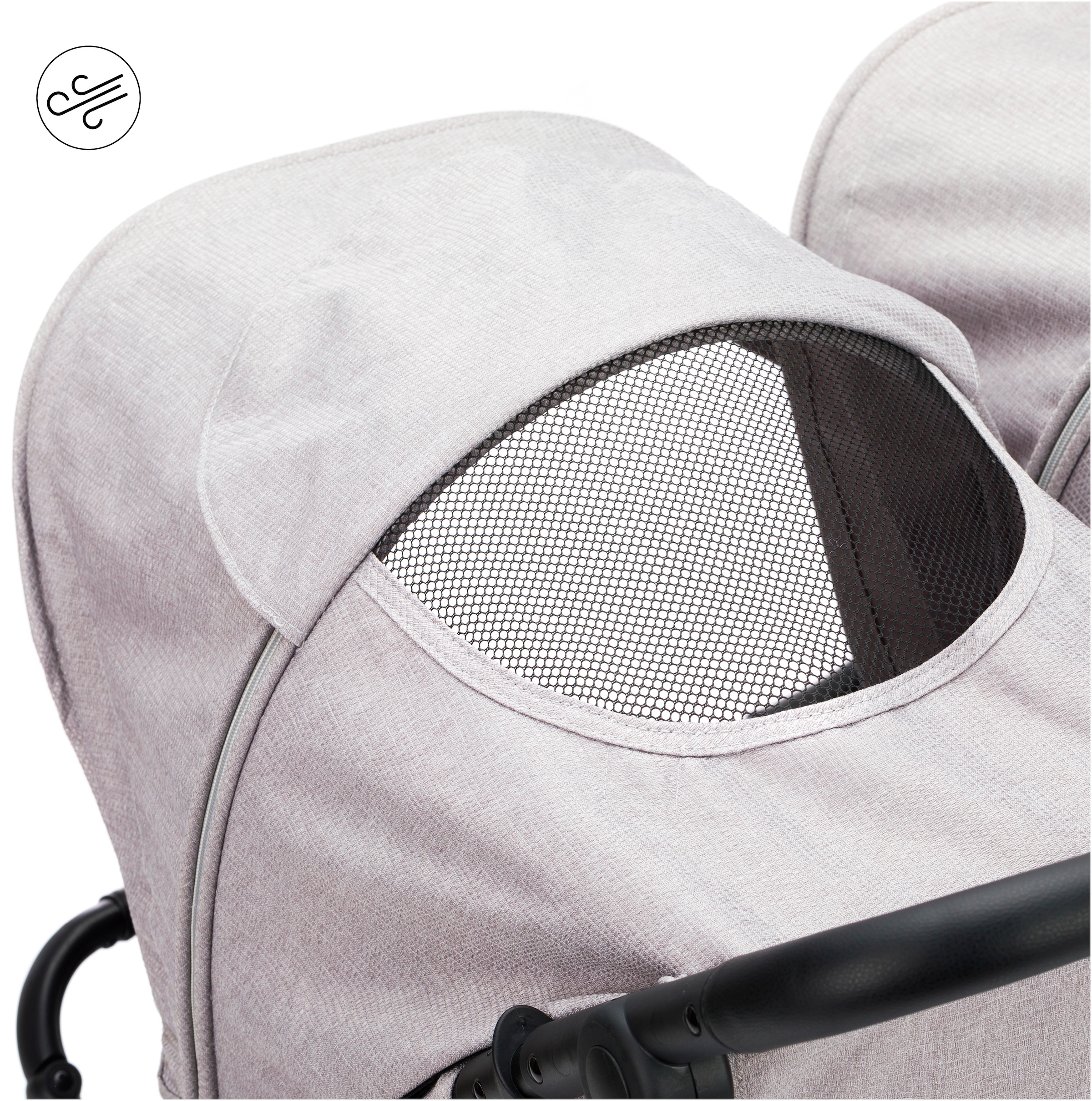 Fillikid Zwillingsbuggy »Duette, grau« 22 kg auch als Geschwisterwagen verwendbar; nur 75 cm breit