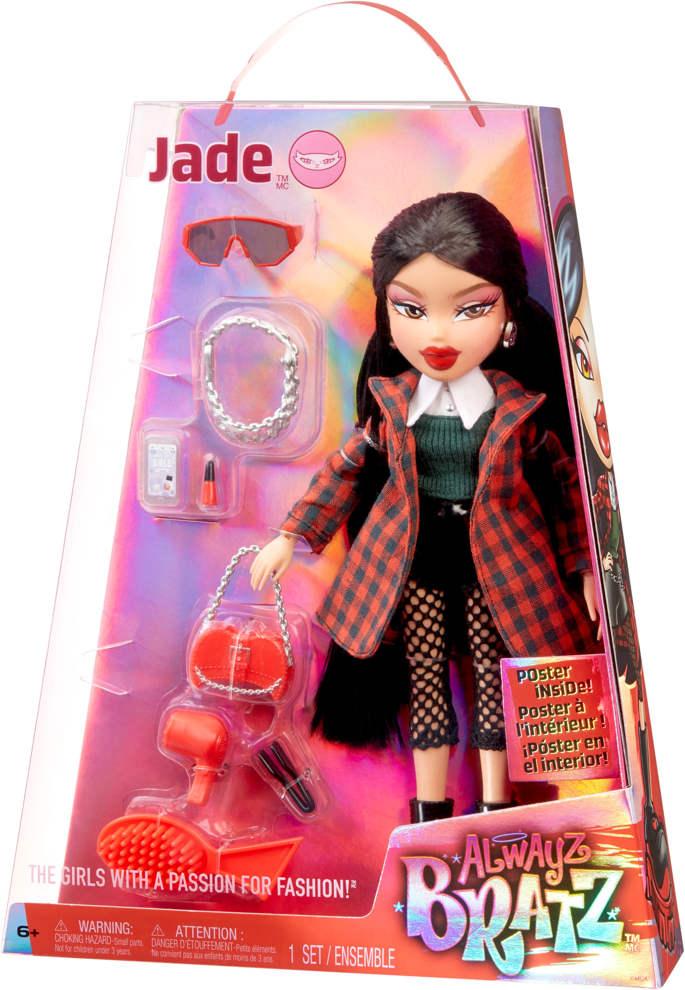 Anziehpuppe »Bratz, Alwayz Bratz, Doll - Jade«, inklusive Poster