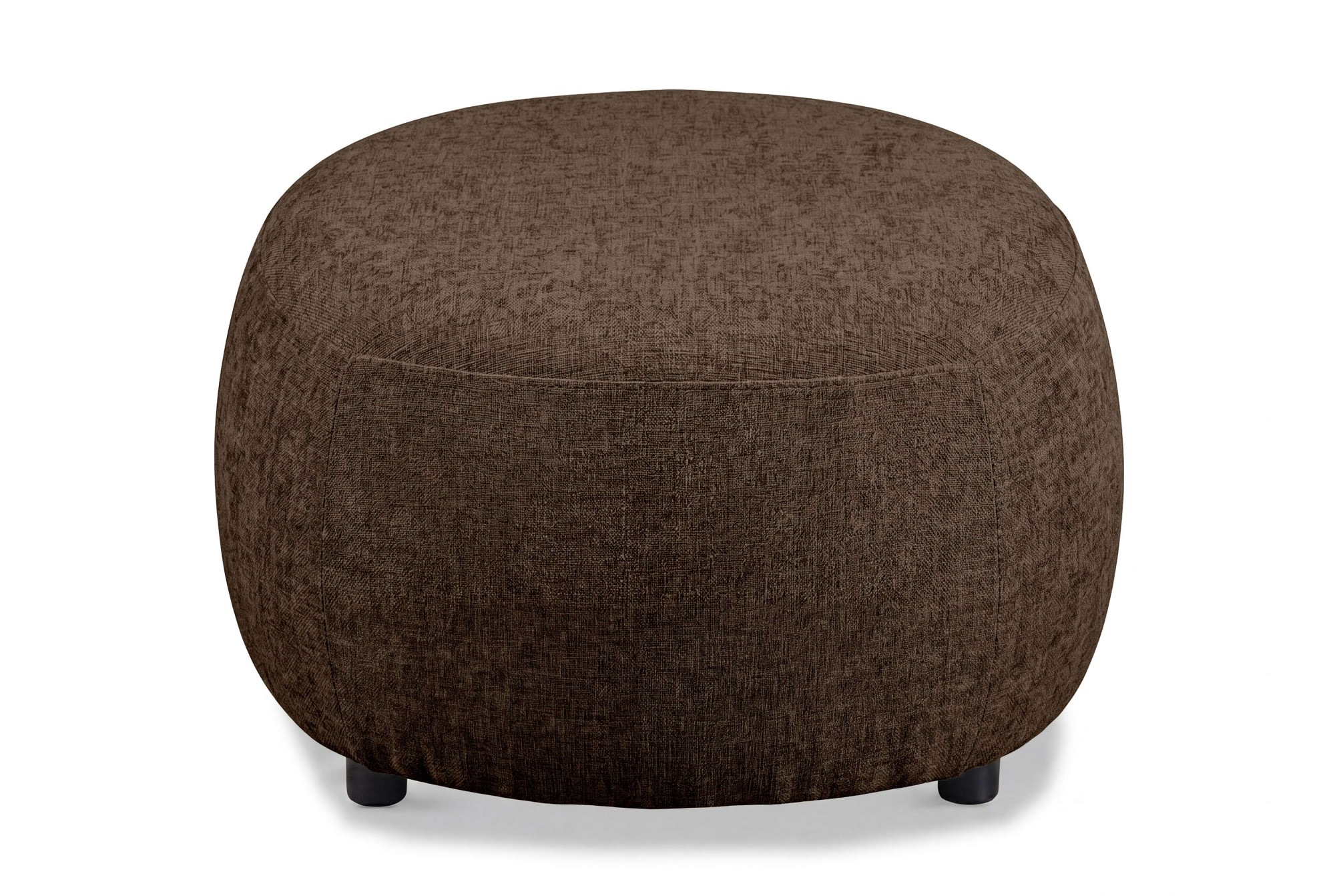 Home affaire Polsterhocker »OSTRUP, Naturtöne, Boucle oder Chenille« 90x64 cm, organische Form mit sanften Rundungen