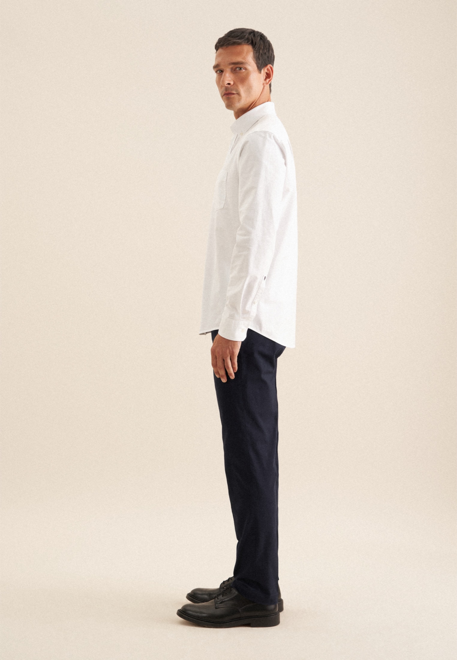 seidensticker Businesshemd, Regular 1/1 Button-Down-Kragen Uni