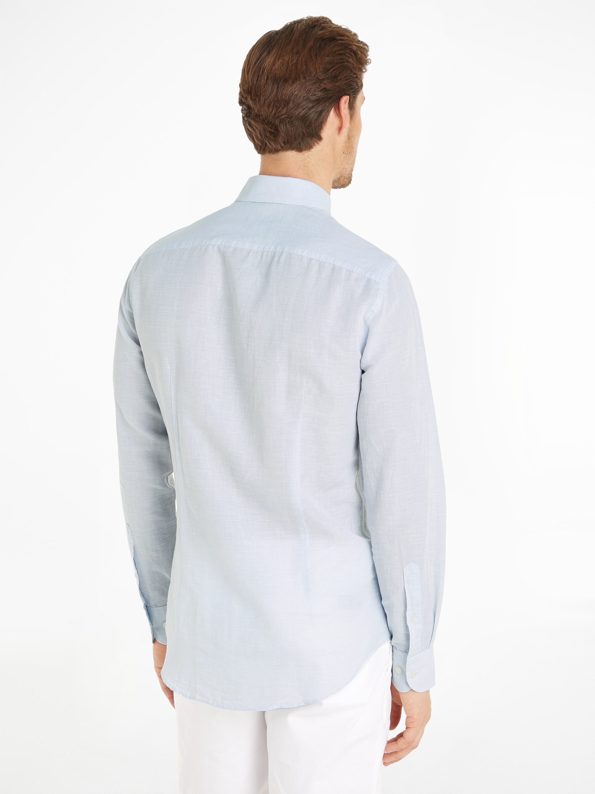 Tommy Hilfiger Langarmhemd »CL W-CO LINEN SOLID SF SHIRT«