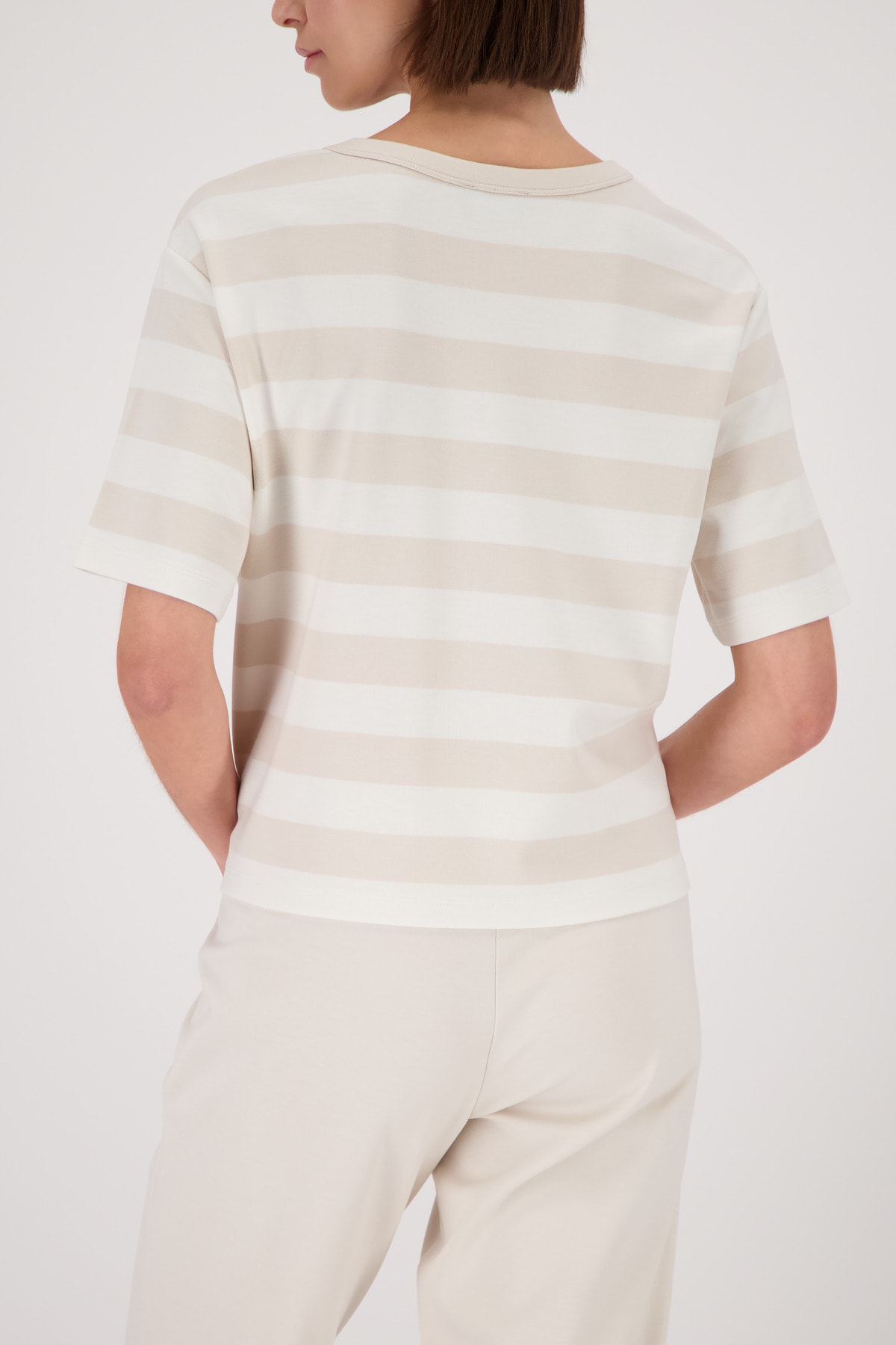 Monari Sweatshirt »Sweatshirt Basic Ringel«, Regular fit mit Streifen
