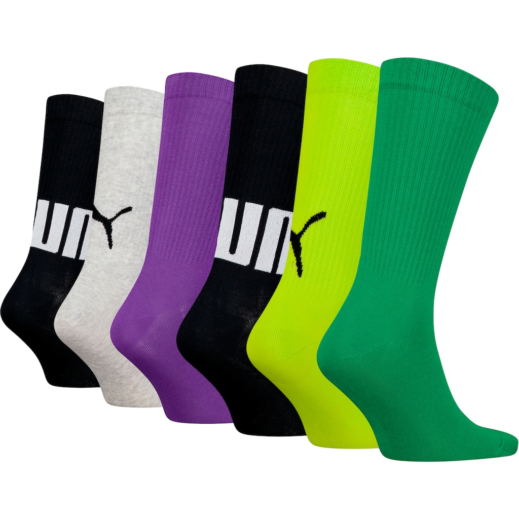 PUMA Sportsocken, (6 Paar)