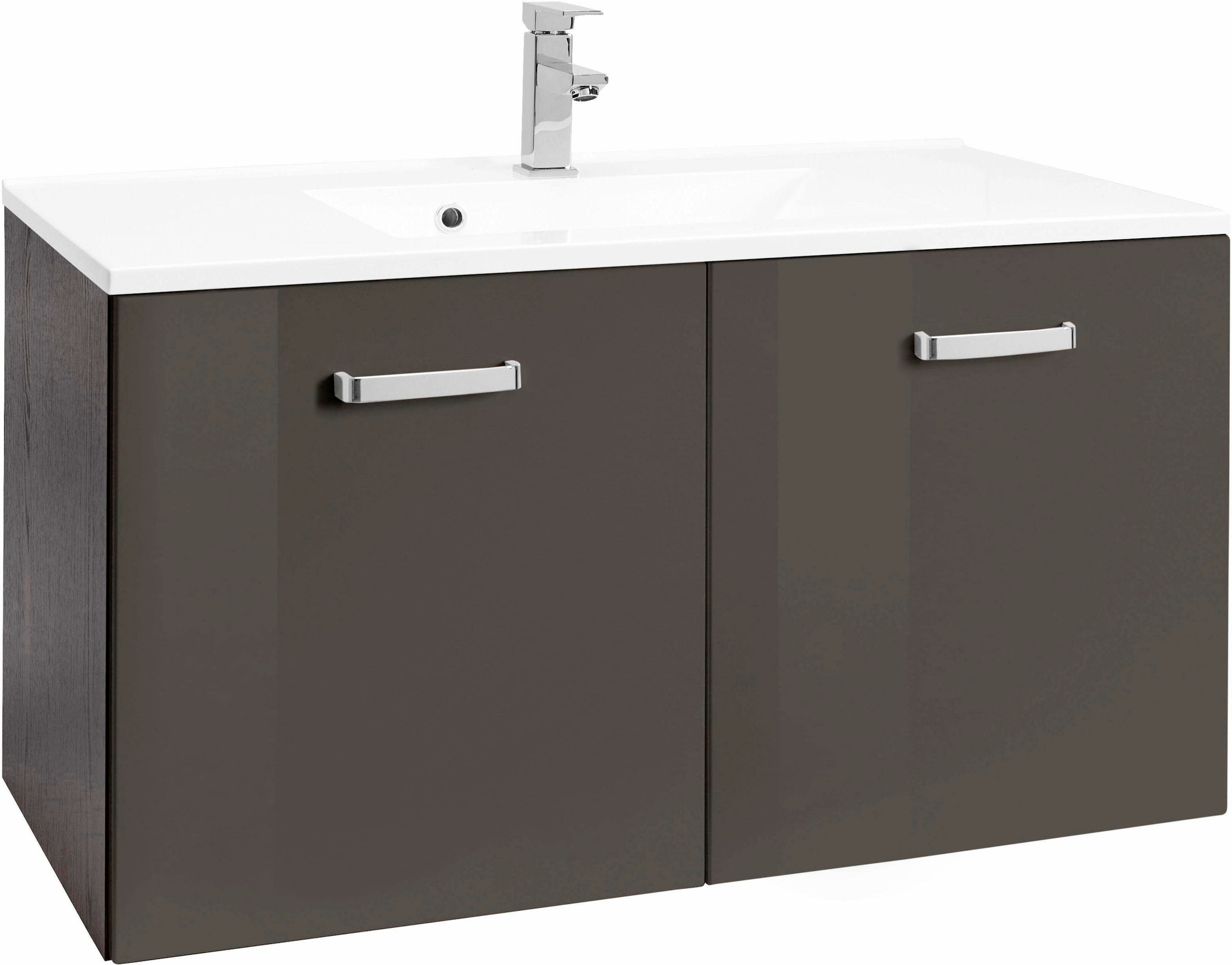 Welltime Waschtisch »Ravenna« in grau, Größe B/H/T: 90 cm x 54 cm x 48 cm