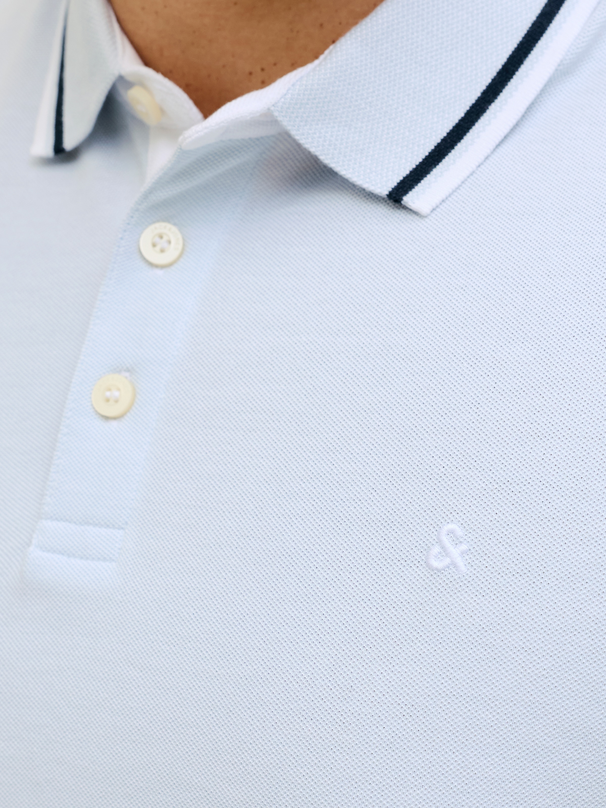 Jack & Jones PlusSize Poloshirt »JJEPAULOS POLO SS NOOS PLS« Baumwolle, regular fit