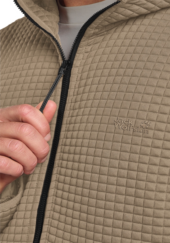 Jack Wolfskin Fleecejacke »MOGARI HOODED FZ M« mit Kapuze