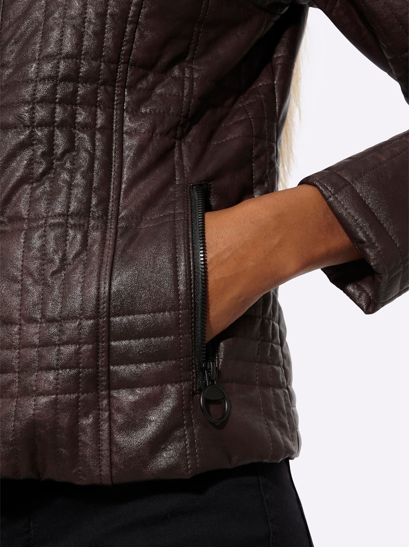 Mainpol Jackenblazer »Lederimitat-Blazer«