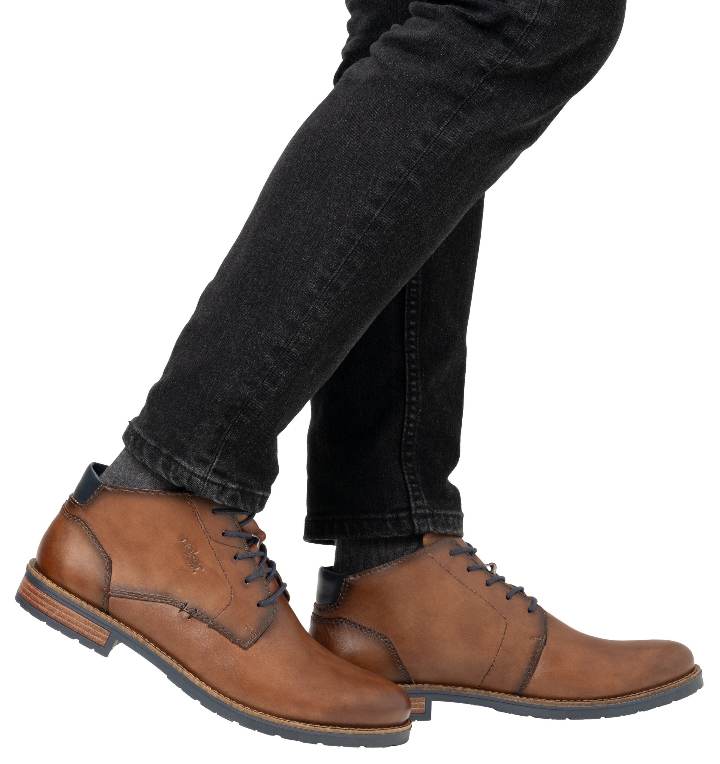 Rieker Schnürstiefelette, Business-Stiefelette, Schnürboots mit weicher Innensohle