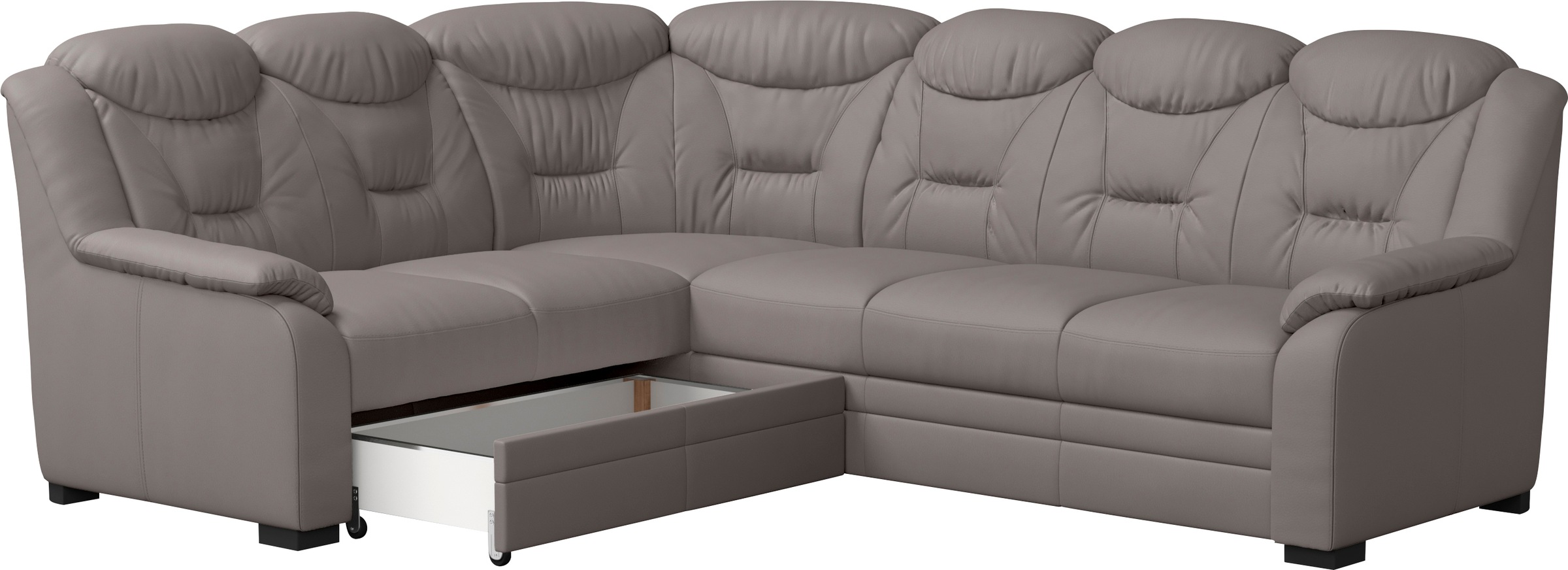 COTTA Ecksofa »Marcus L-Form«, Bequemes Ecksofa in klassischem Design mit hoher Rückenlehne