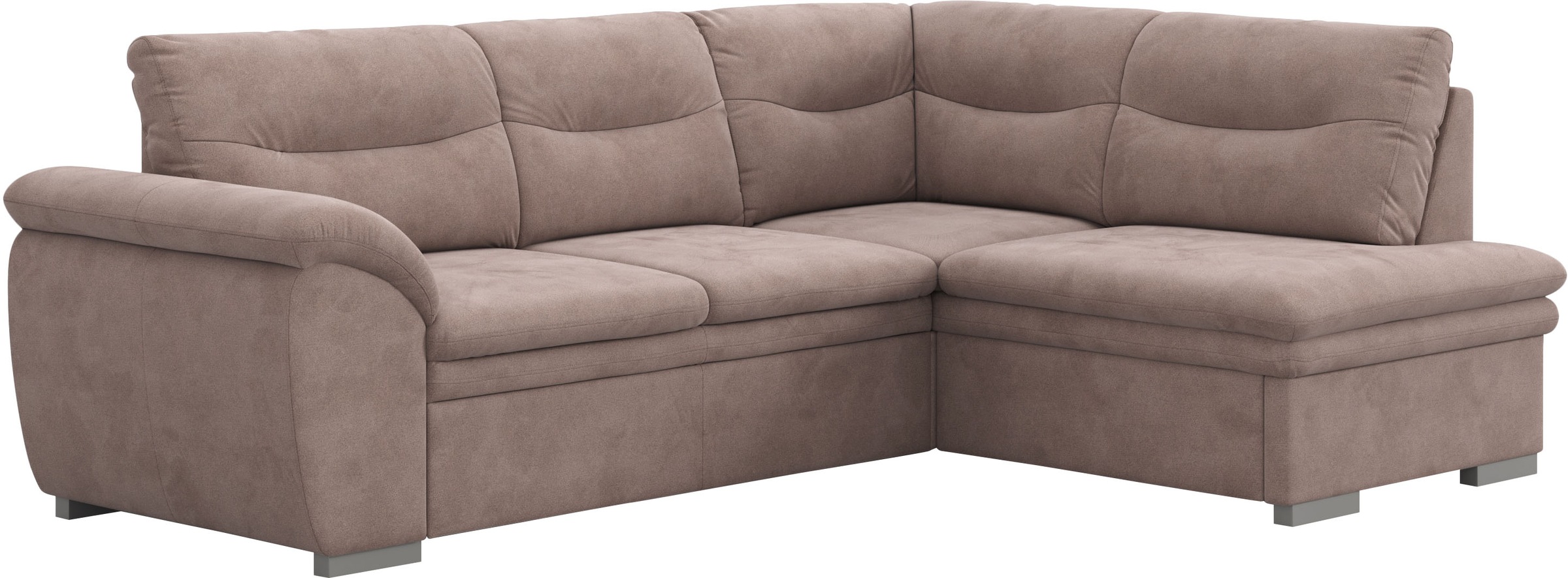COTTA Ecksofa »Leandra L-Form«, wahlweise mit Bettfunktion & Bettkasten