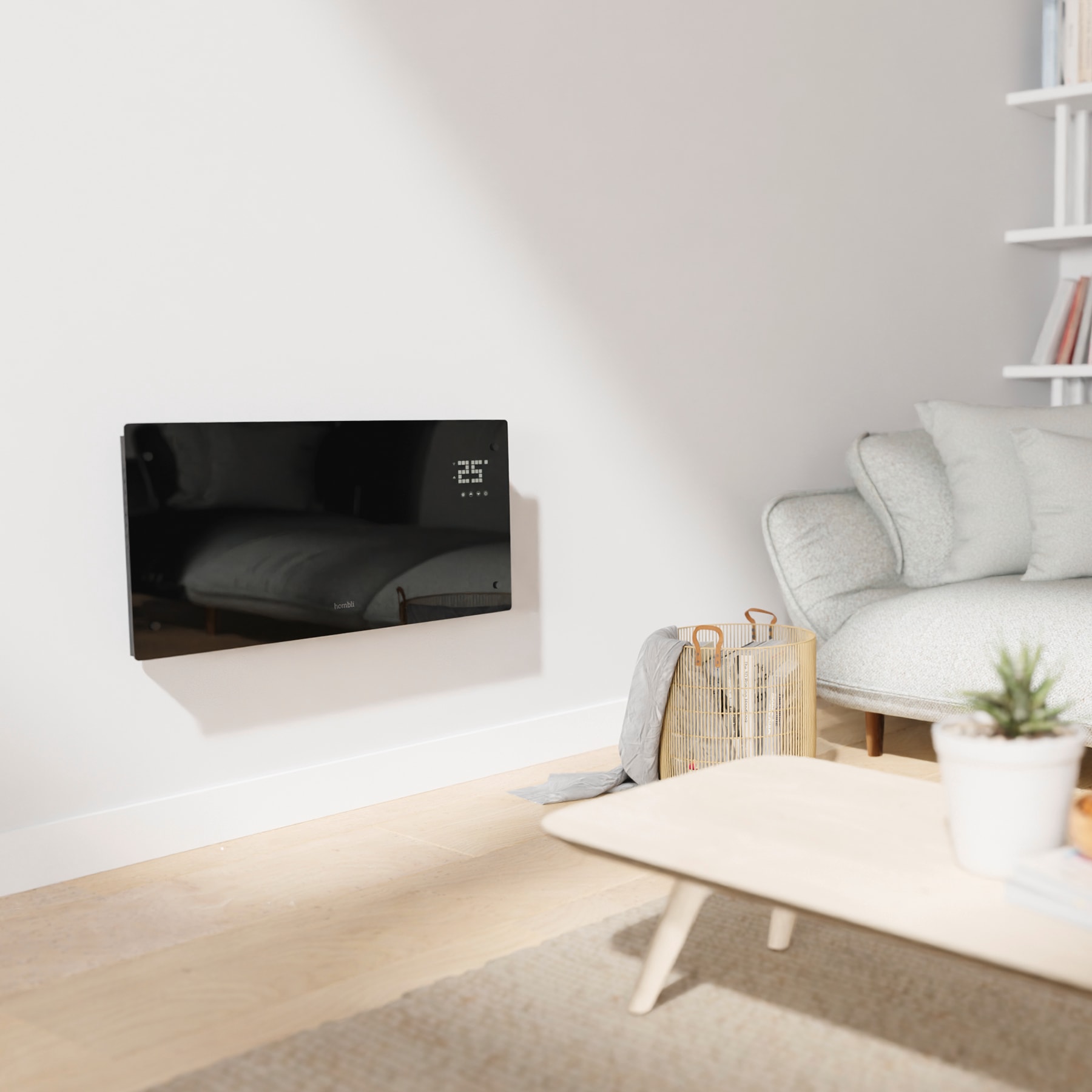 Hombli Smart-Home-Zubehör »Glass Convection Heater«, 2000 W