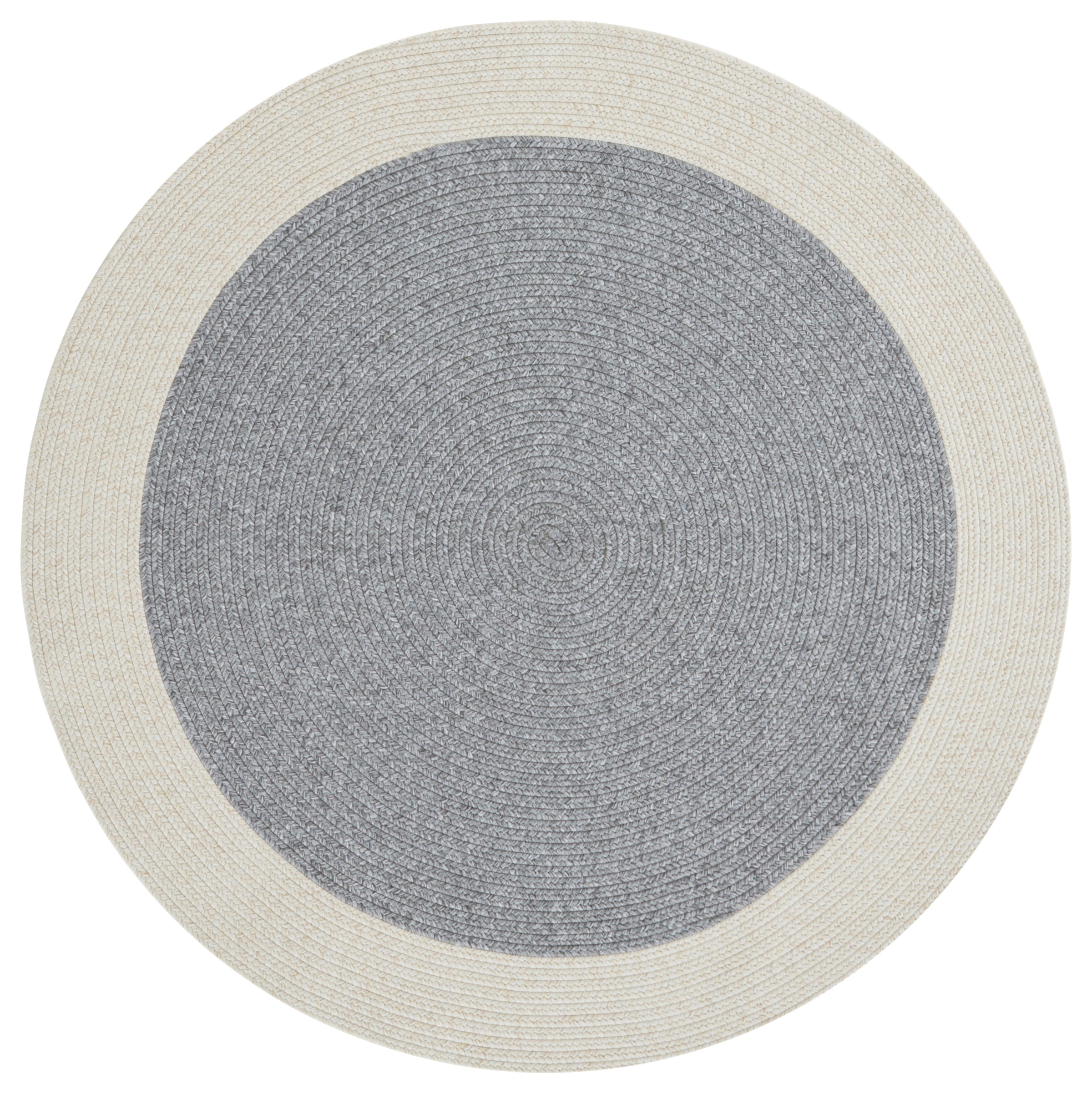 HANSE Home Teppich »Trenzado«, rund, 10 mm Höhe, In- & Outdoor, Handmade-Look, Gewebt, Wetterfest, Balkon, Wohnzimmer