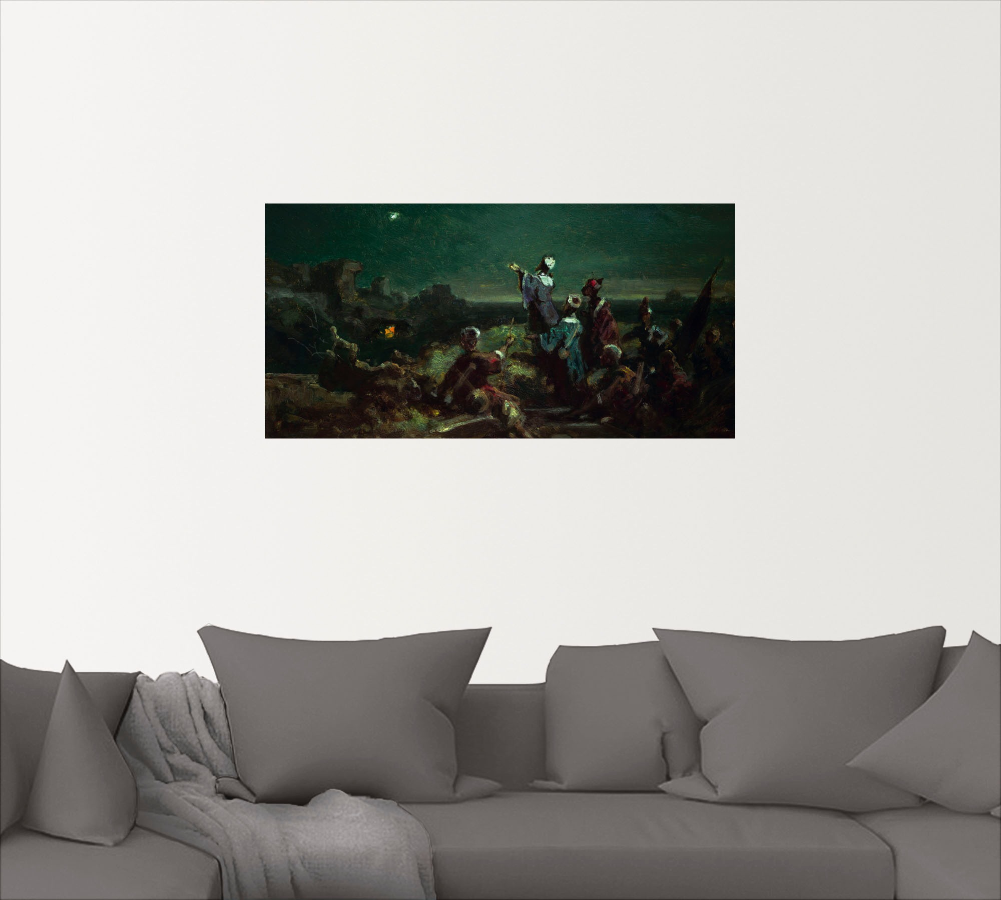 Artland Wandbild »Der Stern von Bethlehem«, Religion, (1 St.), als Leinwandbild, Wandaufkleber oder Poster in versch. Größen