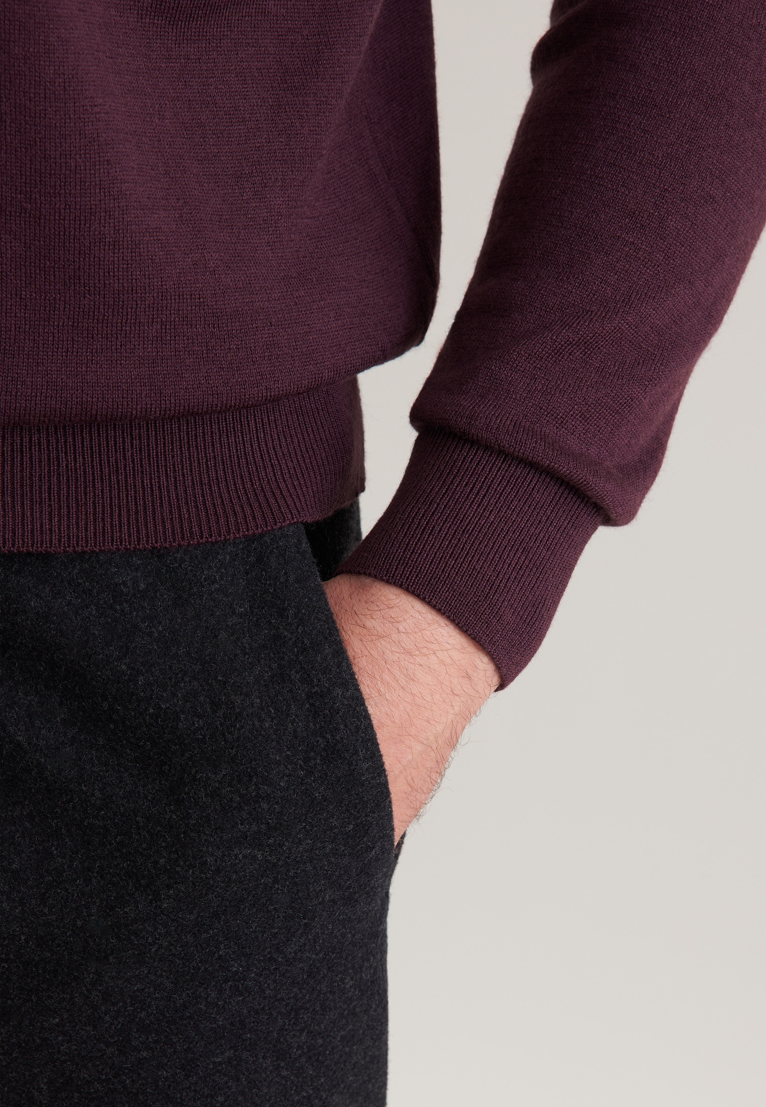 seidensticker Polokragenpullover »Schwarze Rose« 1/1 Kragen Uni