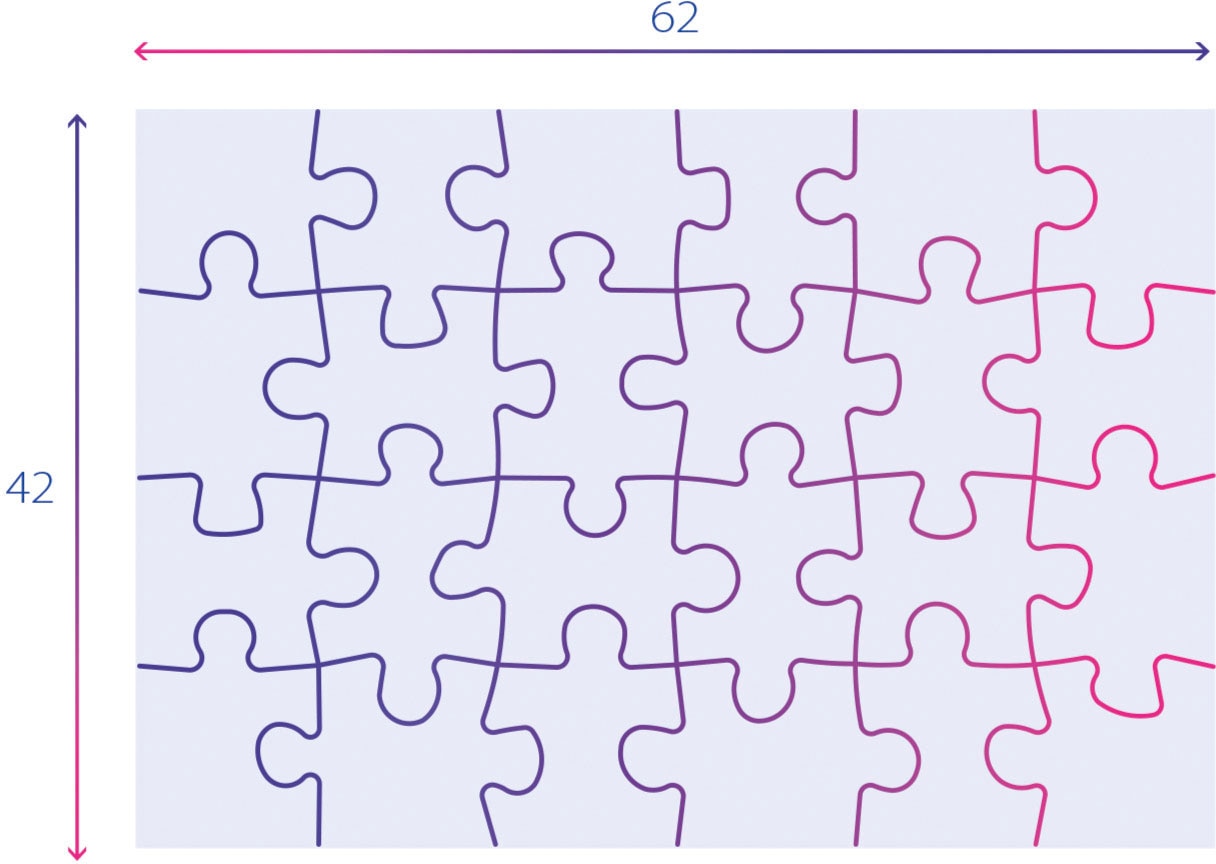 Clementoni® Puzzle »Supercolor, Maxi Gabby's Puppenhaus - mit 24 Maxi-Teilen«, Made in Europe