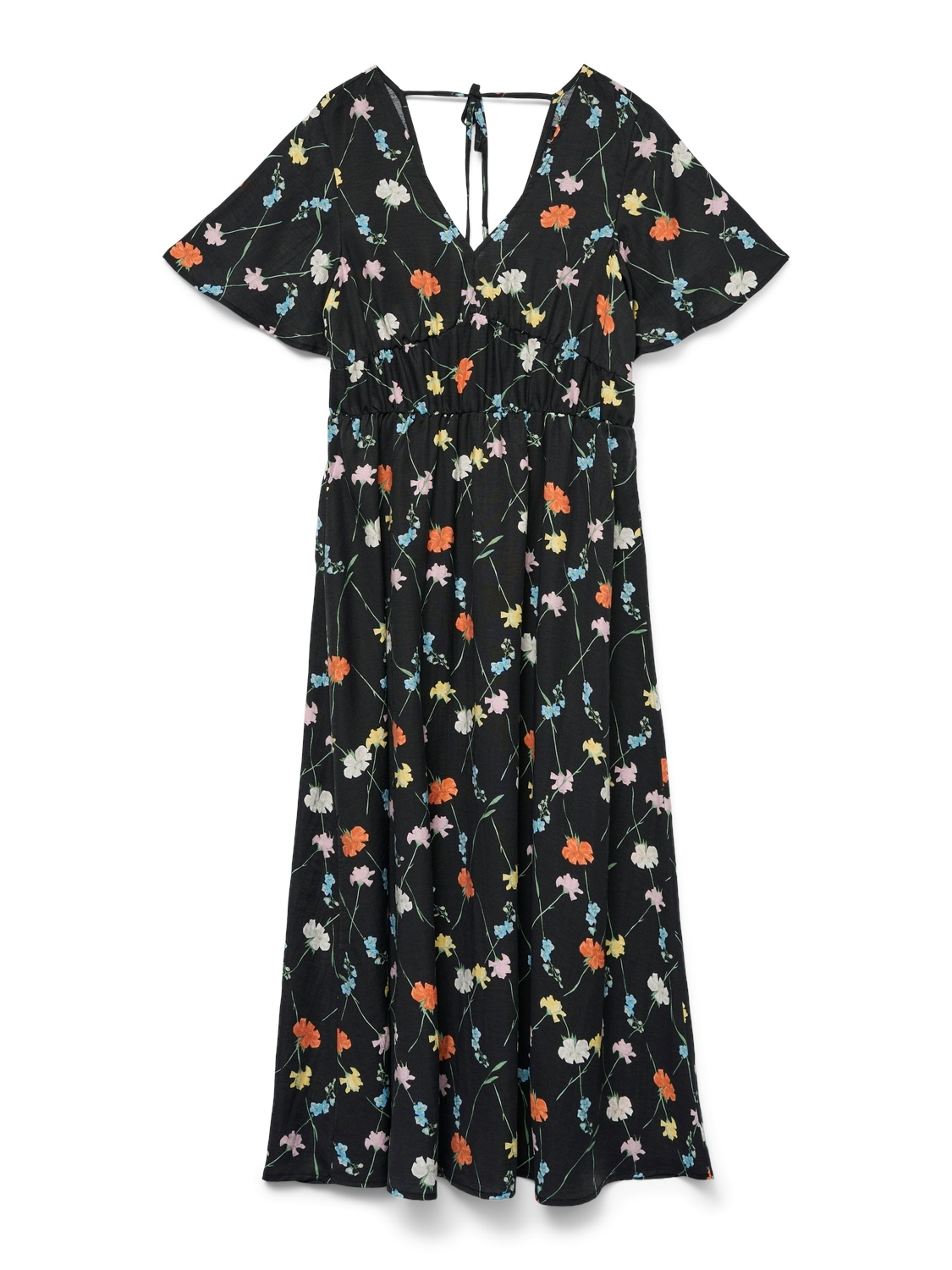 Vero Moda Sommerkleid »VMFLORA OLGA SS 7/8 DRESS WVN GA«