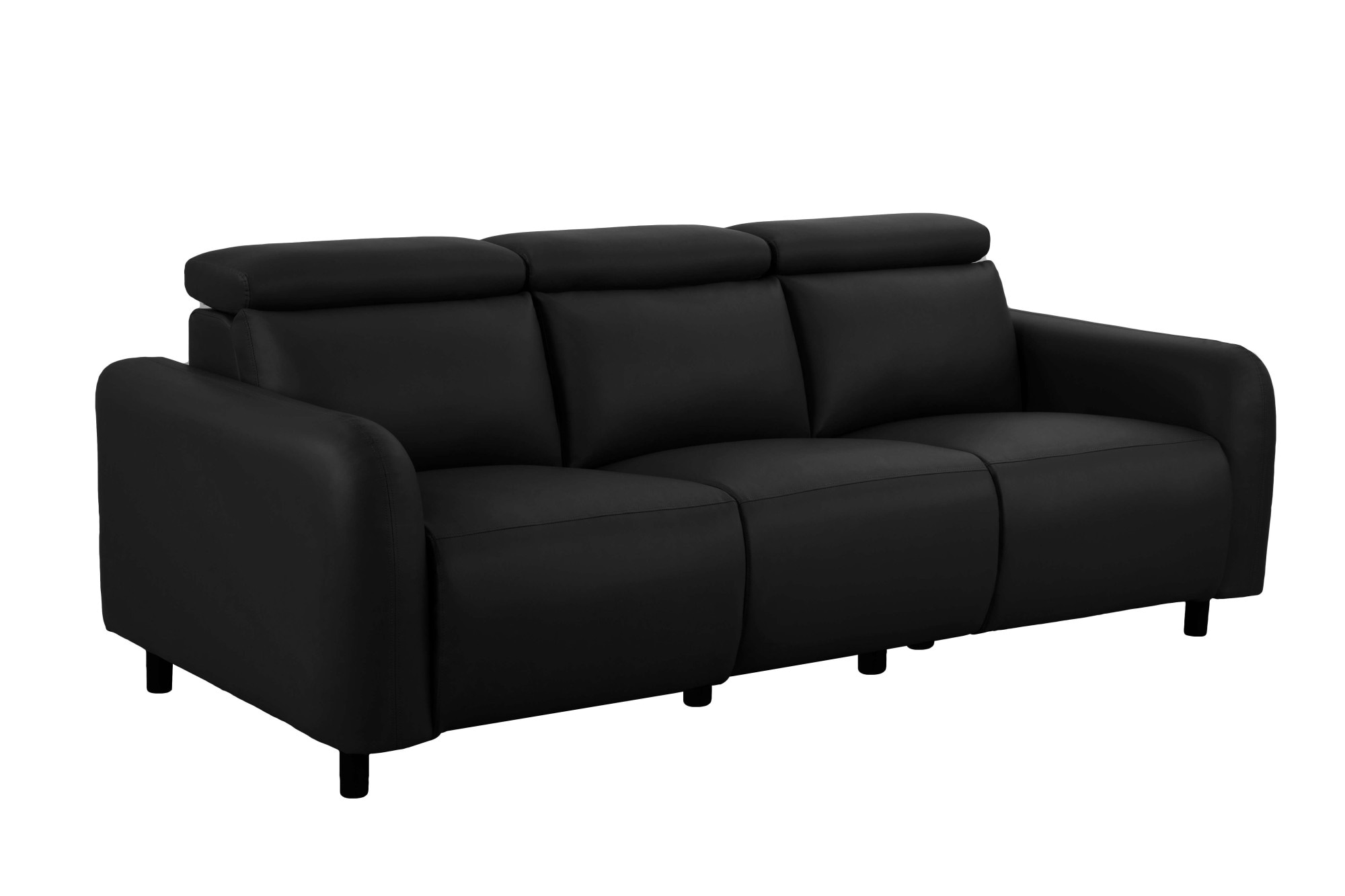 Home affaire 3-Sitzer »SKAANE Lederoptik, 229 cm, manuelle-u. elektrische Relaxfunktion«, Relax-Funktion in 2 Sitzen, Kopfteilverstellung, Federkernpolsterung