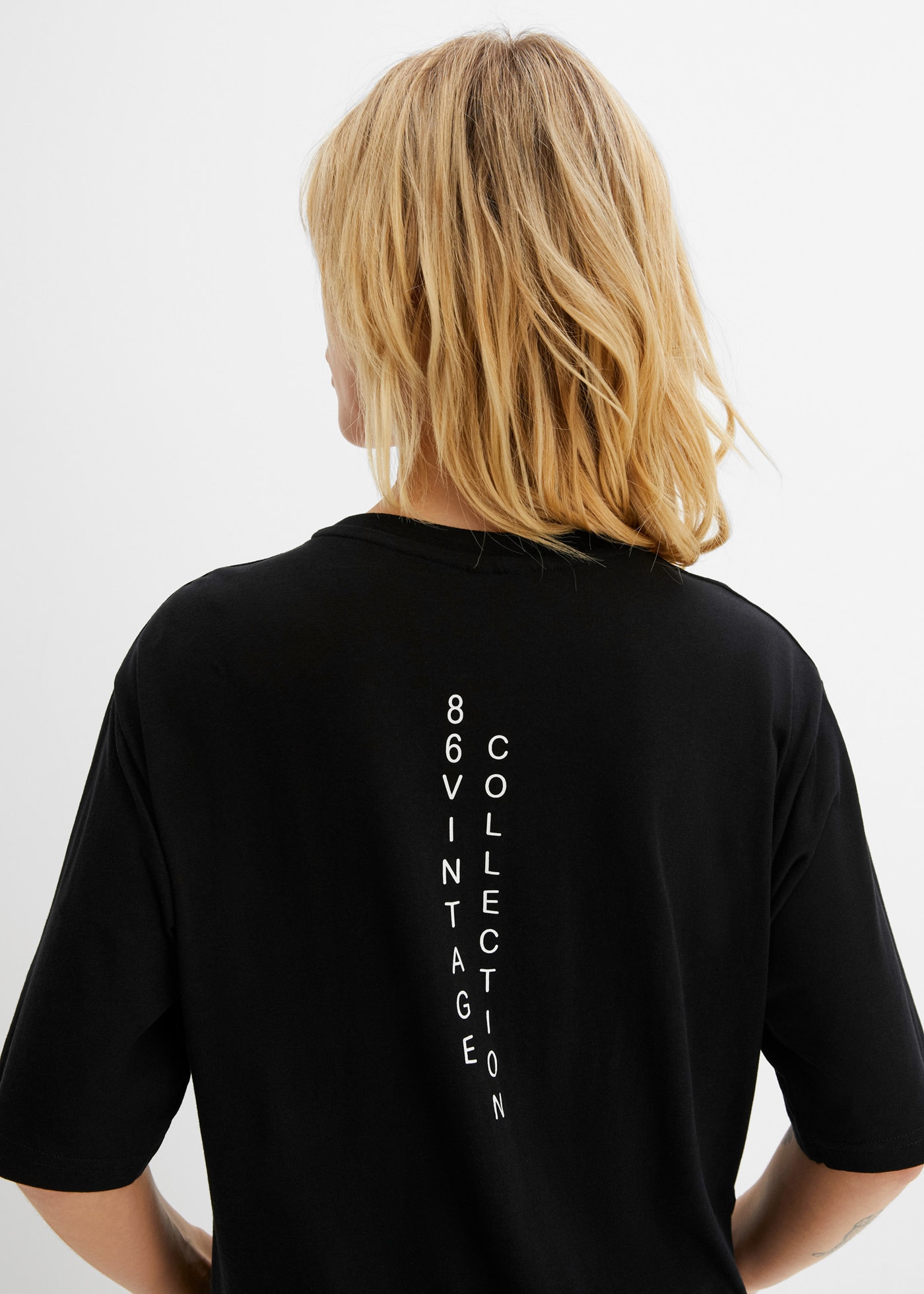 bonprix Oversize-Shirt »Oversize-Shirt aus softem Viskose-Mix« Oversize-Shirt aus softem Viskose-Mix