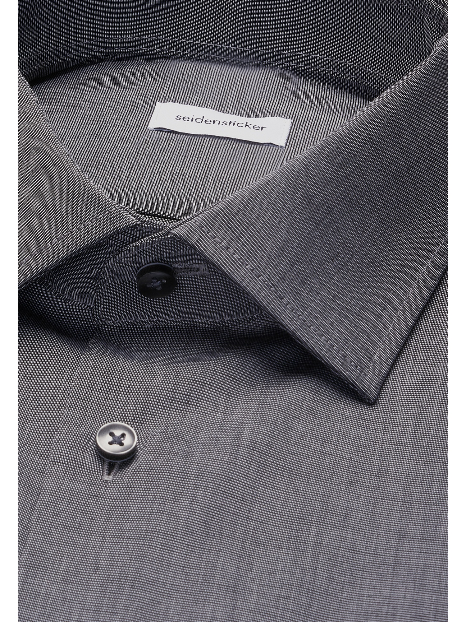 seidensticker Businesshemd »Schwarze Rose« Shaped 1/1 Kentkragen Uni