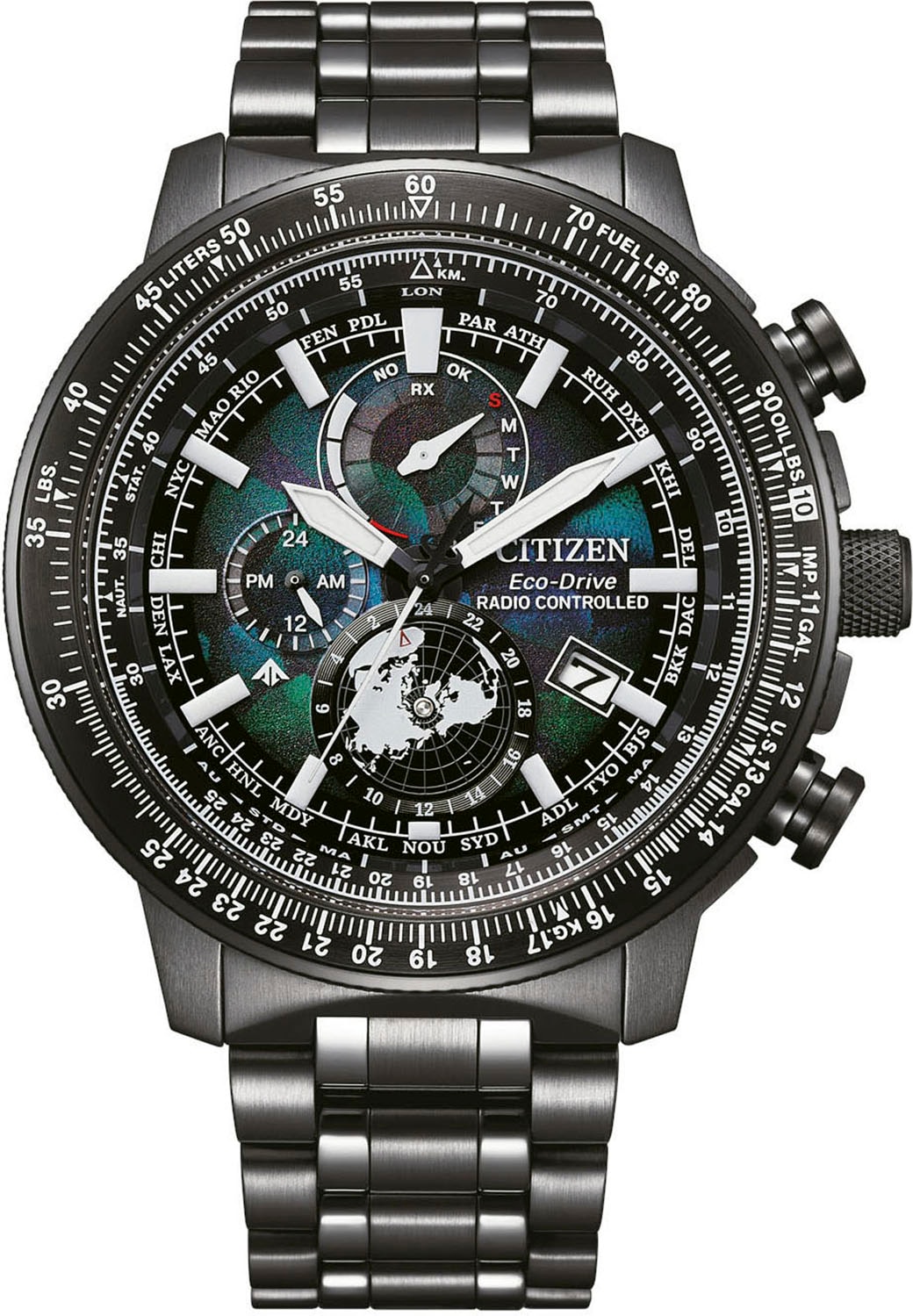 Citizen Funk-Multifunktionsuhr »Promaster Geo Trekker«, Armbanduhr, Solar, Herrenuhr,...