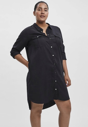 Jeanskleid »VMSILA LS SHORT DRESS MIX GA CURVE NOOS«