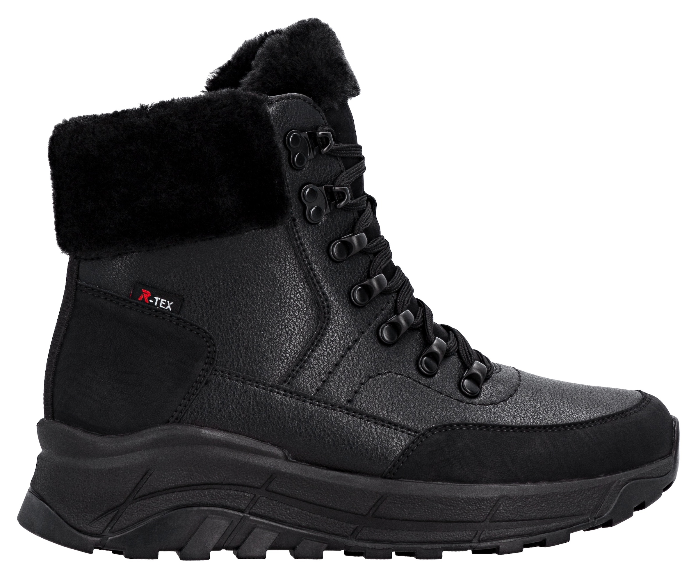 RIEKER Sport Winterboots  Schnürboots, Plateauboots, mit wasserabweisender TEX-Membrane