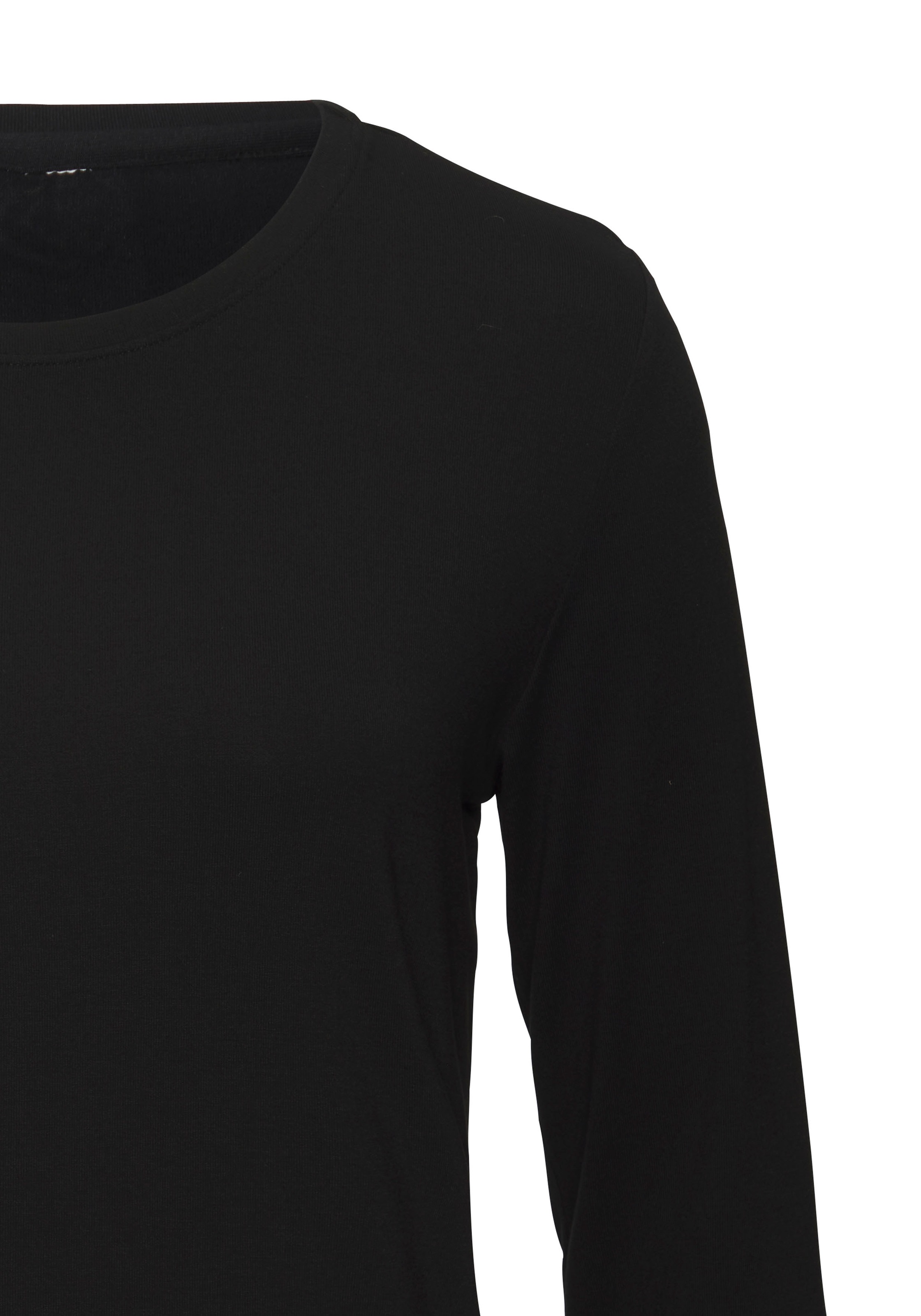 LASCANA Langarmshirt »aus weichem Viskose-Stretch«