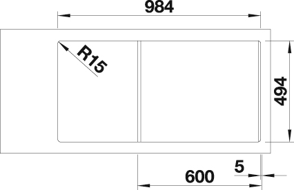 Blanco Granitspüle »COLLECTIS 6 S« aus SILGRANIT®, inkl. Depot-Schale mit Deckel