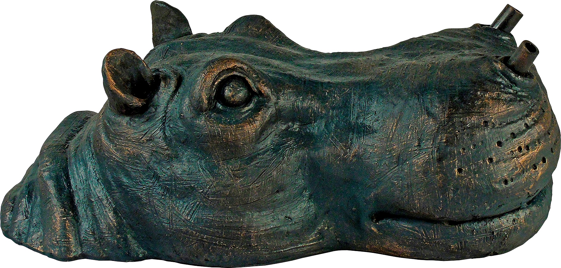 Ubbink Wasserspeier »Hippo« Schwimmt auf dem Wasser, BxLxH: 15x28x11 cm, ohne Schlauch und Pumpe
