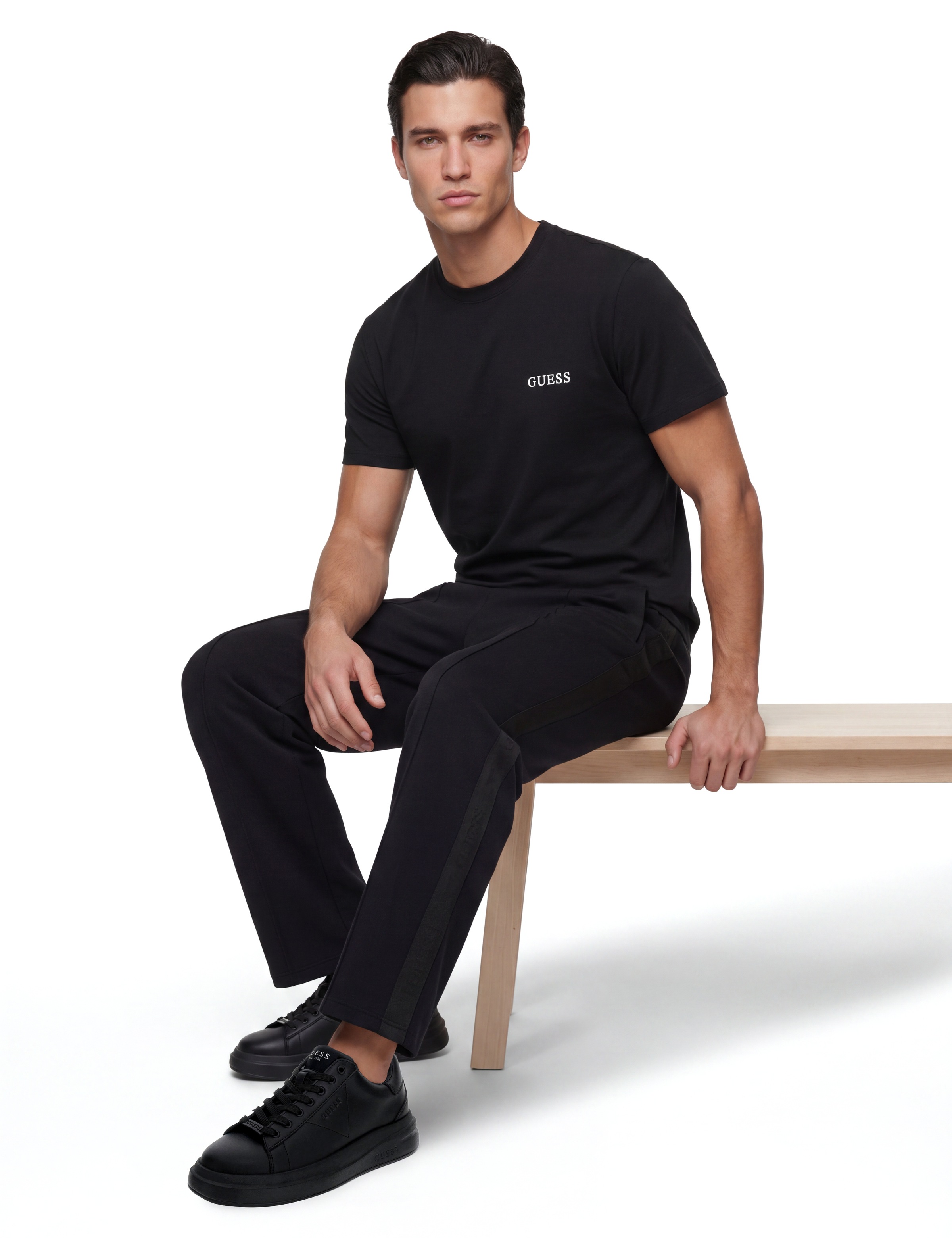 Guess T-Shirt »TEE CN 3PACK« aus Baumwolle