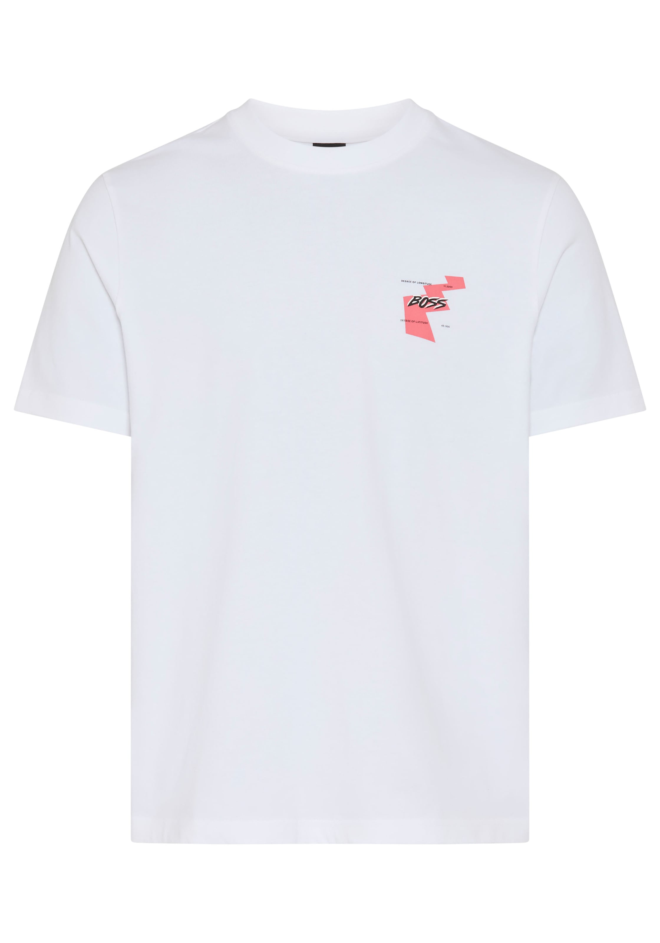 BOSS ORANGE T-Shirt Rückendruck, Relaxed Fit, reine Baumwolle