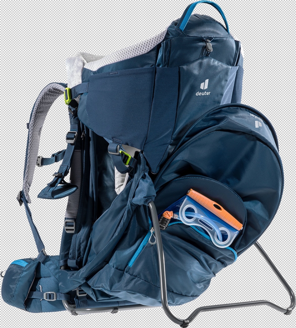 deuter Babytrage »Kid Comfort« bis 3.230 kg mit TÜV GS Siegel, Kindertrage mit großem, weichem Kissen