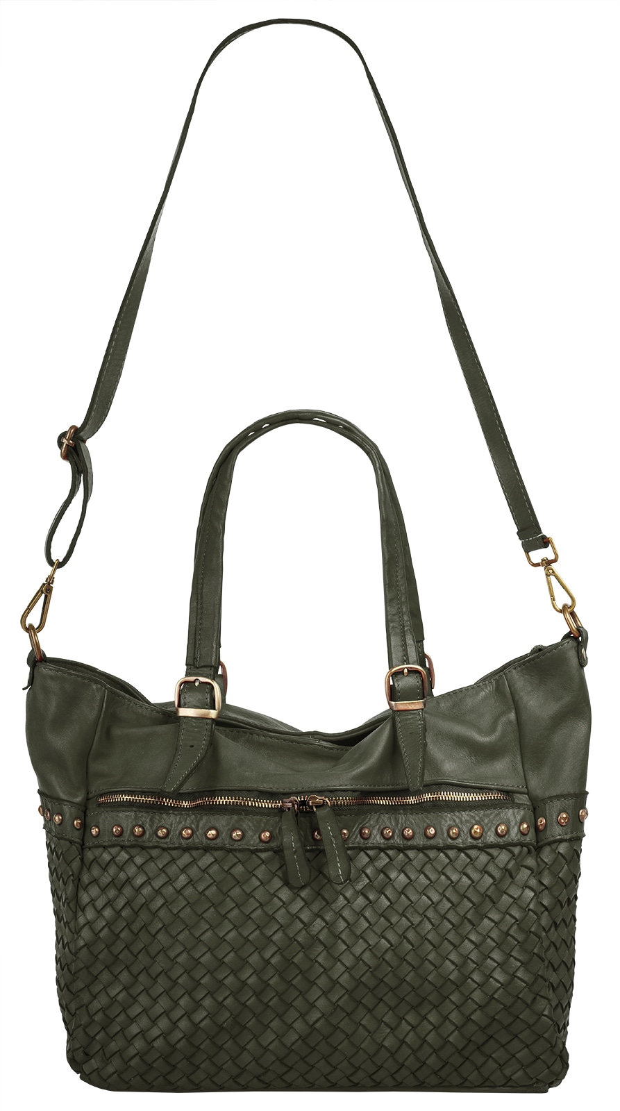 Samantha Look Shopper echt Leder, Made in Italy