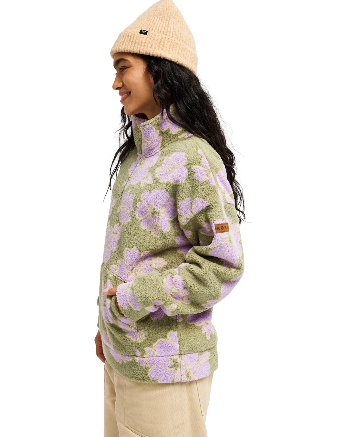 Roxy Strickfleece-Pullover »Live Out Loud«