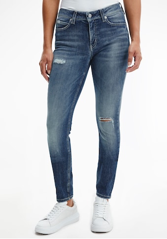 Calvin Klein Jeans Skinny-fit-Jeans »MID RISE SKINNY«, mit Calvin Klein Logo-Badge kaufen