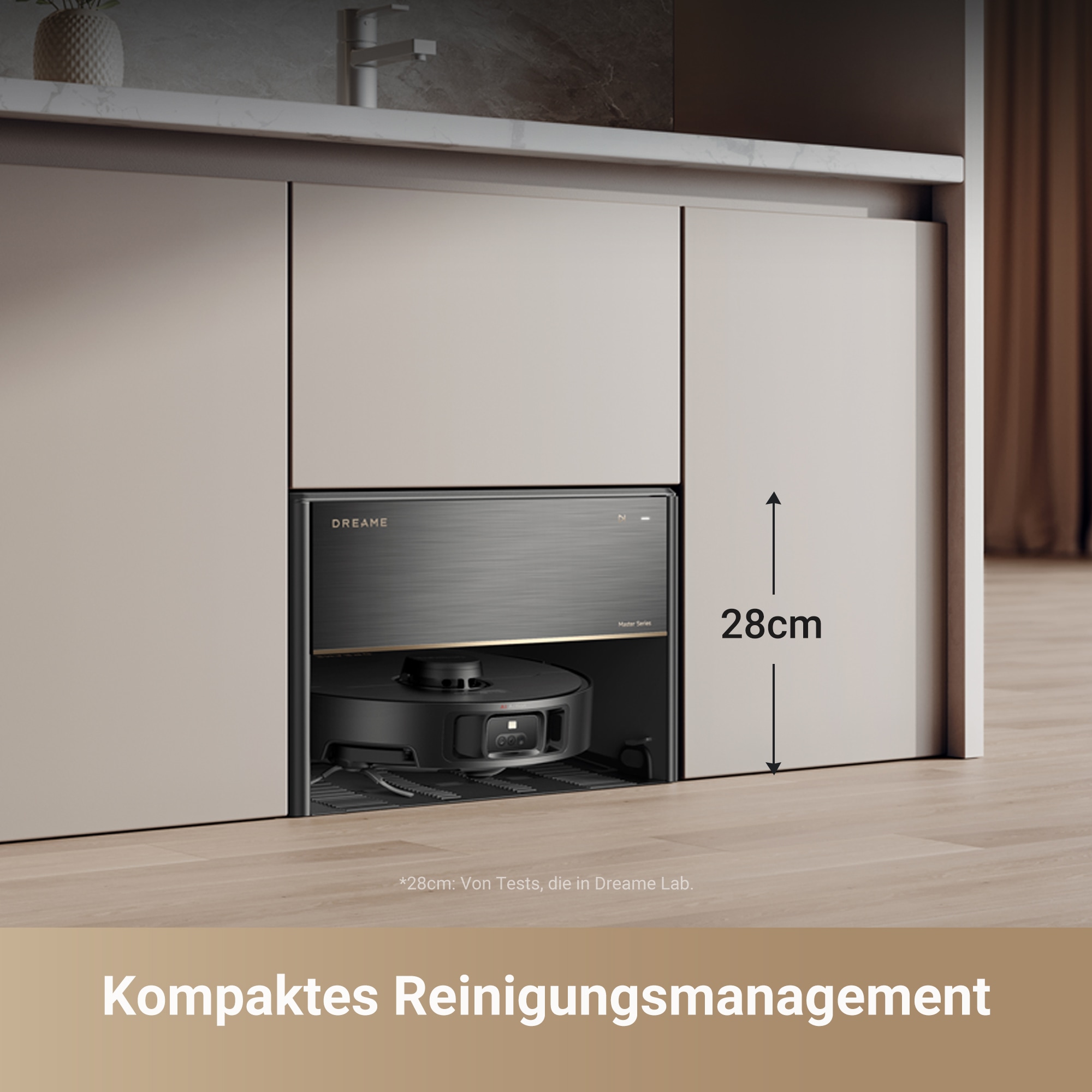 Dreame Saugroboter »Dreame X40 Master mit Wischfunktion, direkter Wasseranschluss«, 12.000Pa Saugkraft, 8-in-1-Basisstation mit automatischer Wartung