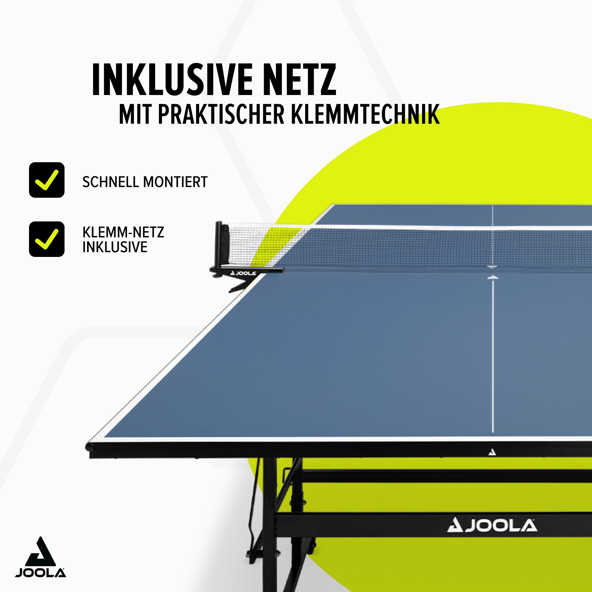 Joola Tischtennisplatte »Inside 13« Indoor Tischtennistisch - klappbares Untergestell, inkl. Netz