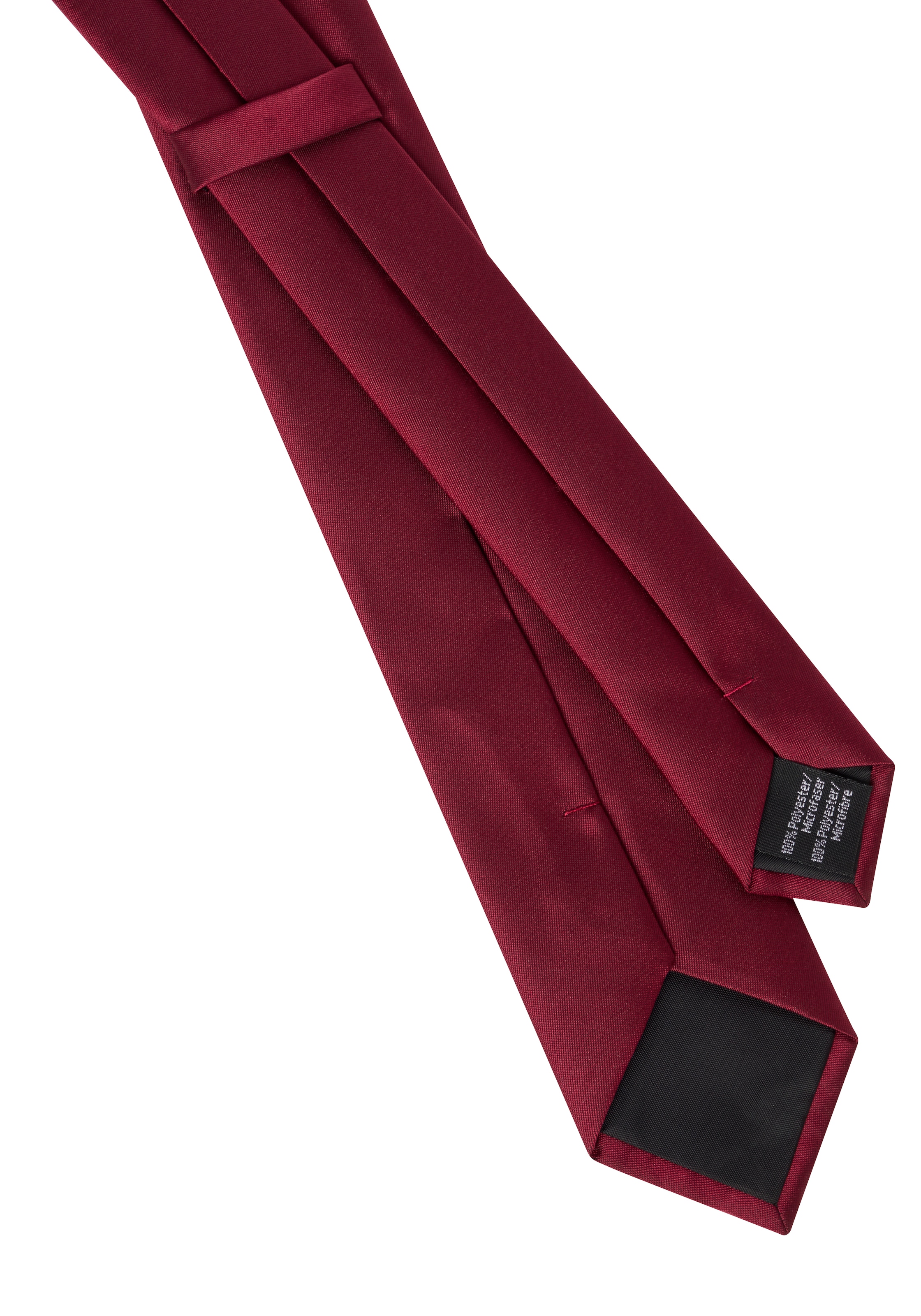 Man's World Krawatte, in klassischen Uni-Farben und Slim-Breite