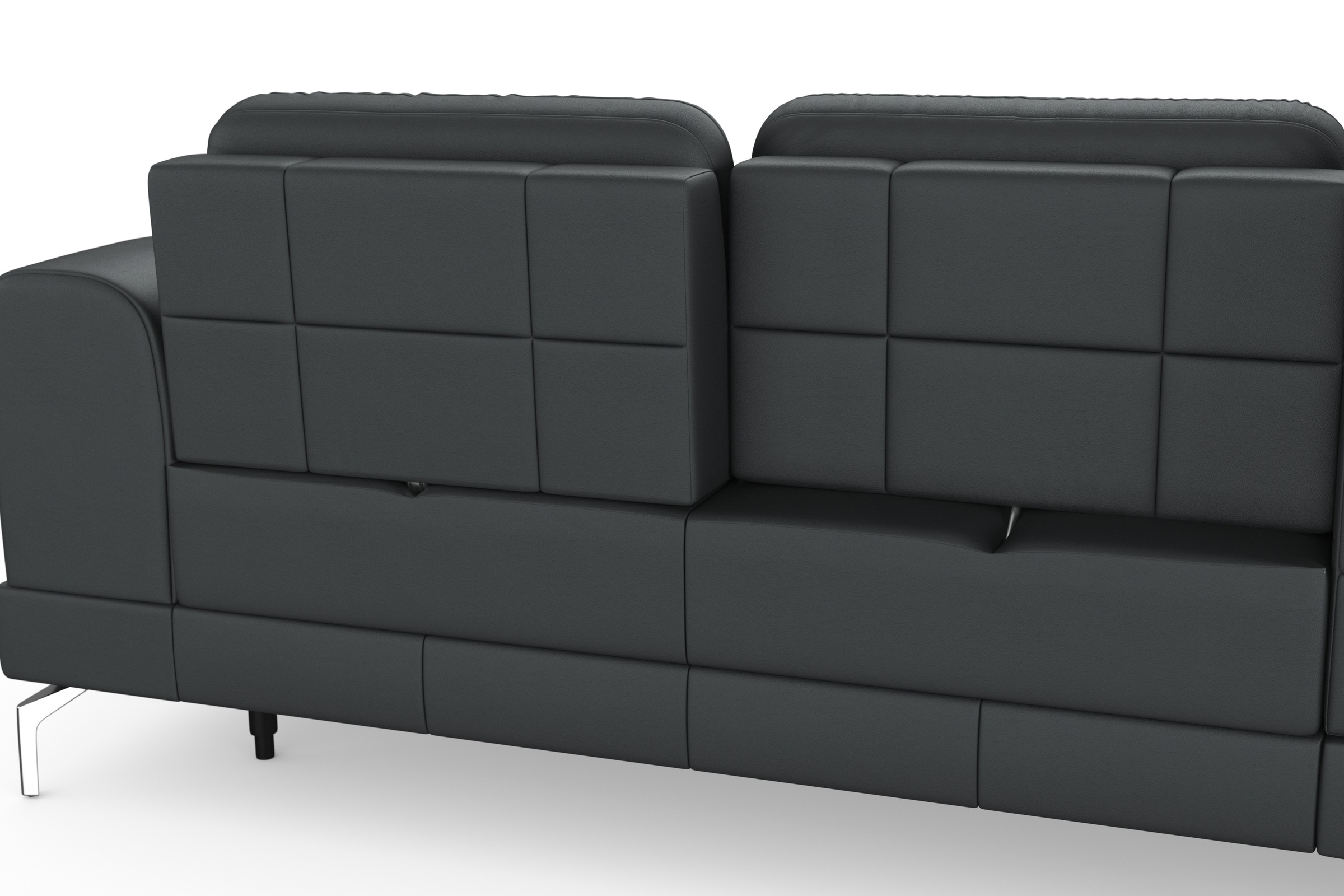 sit&more Ecksofa »Bendigo L-Form«, inklusive Sitztiefenverstellung, Bodenfreiheit 15 cm, 2 Fußfarben