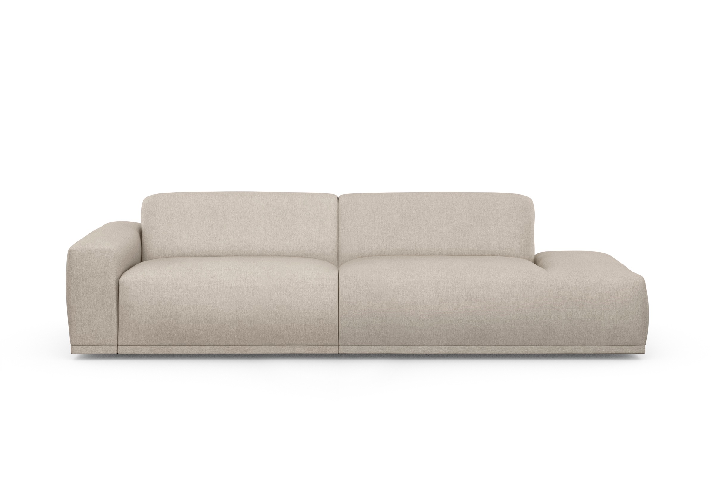 TRENDMANUFAKTUR Big-Sofa »Braga, mit hochwertigem Kaltschaum, Megasofa, in Cord erhältlich«, modernes Big-Sofa, Couch mit hohem Sitzkomfort, 277/72/107 cm (B/H/T)