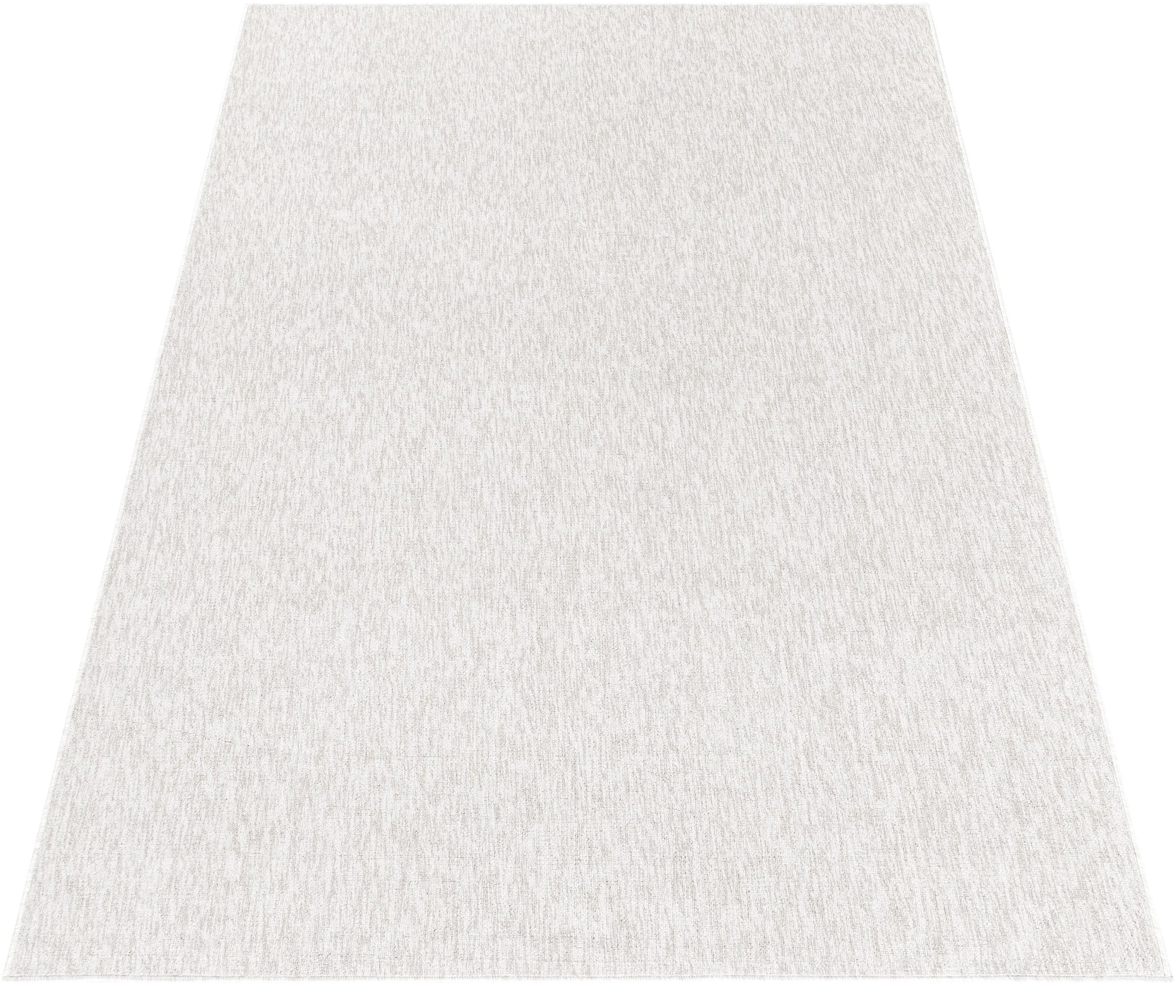 Ayyildiz Teppiche Teppich »Nizza 1800 Kurzflorteppich« rechteckig 6 mm Höhe pflegeleicht, leicht melierter Kurzflor, ringsum gekettelt, Wohnzimmer