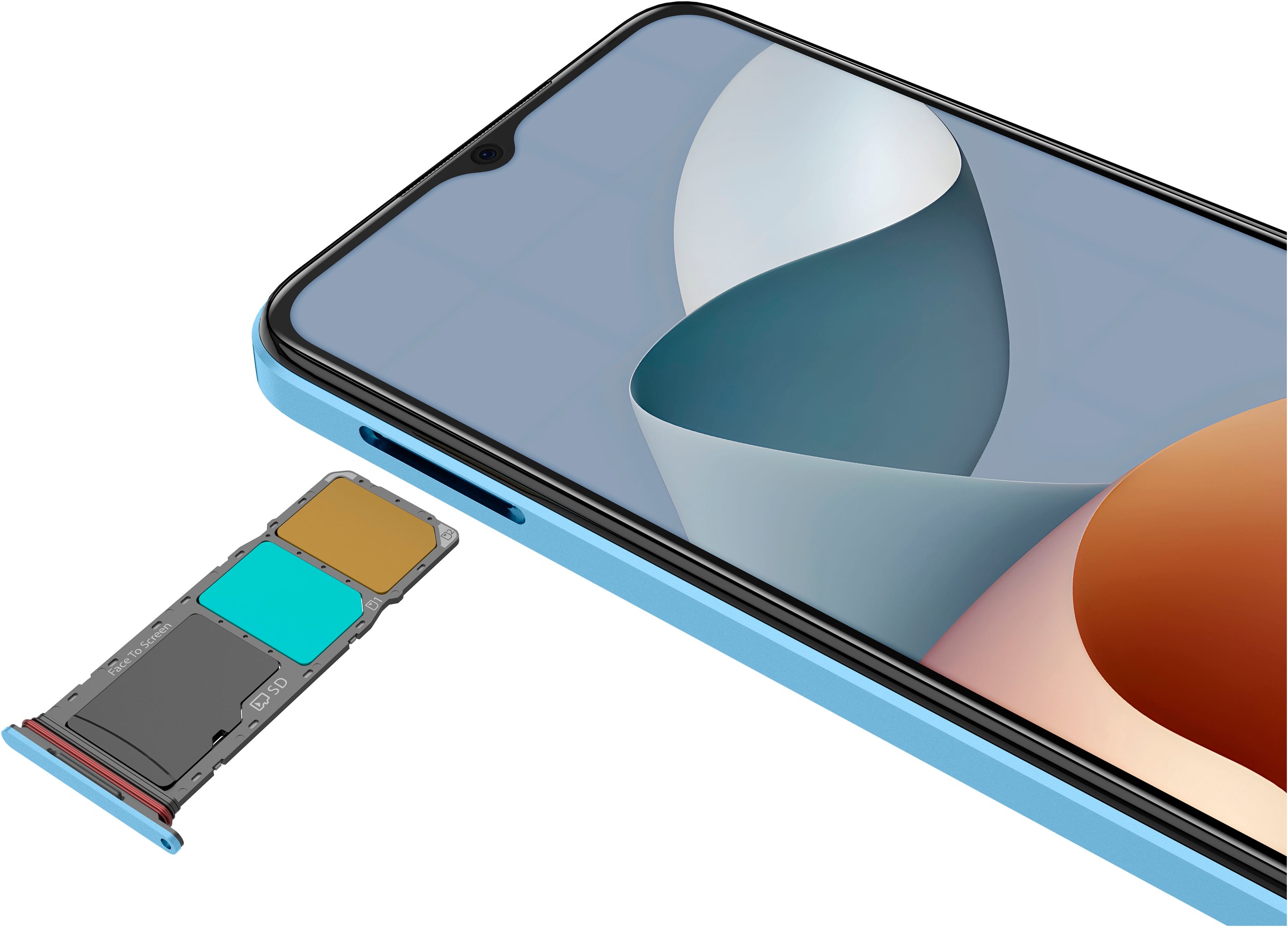 ZTE Smartphone »Blade A54«, blau