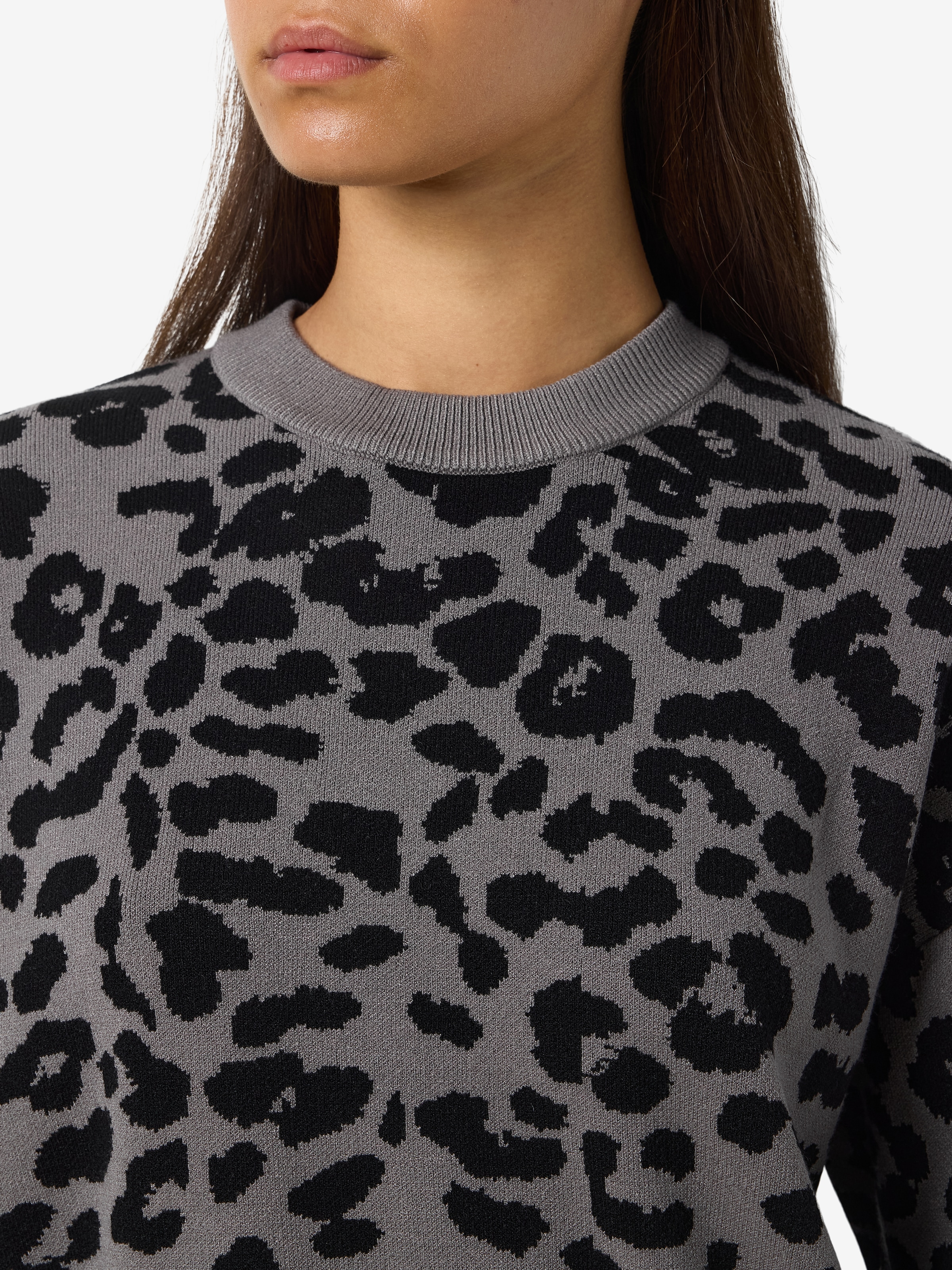 Noisy may Strickpullover »NMCHARLOTT L/S O-NECK KNIT FWD NOOS«