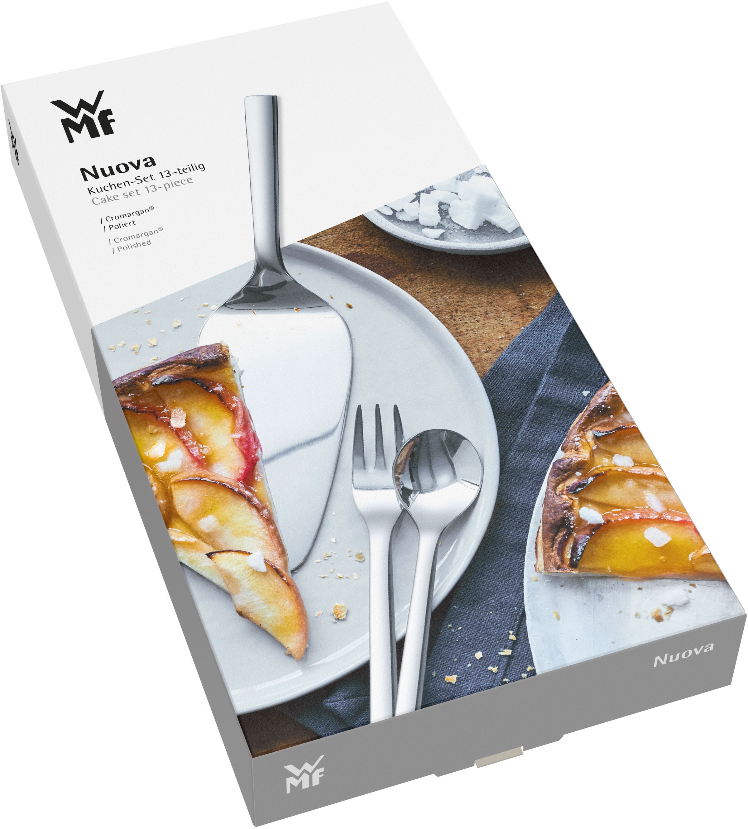 WMF Besteck-Set »Nuova« 13-tlg., Cromargan Edelstahl rostfrei 18/10, Geschenkverpackung