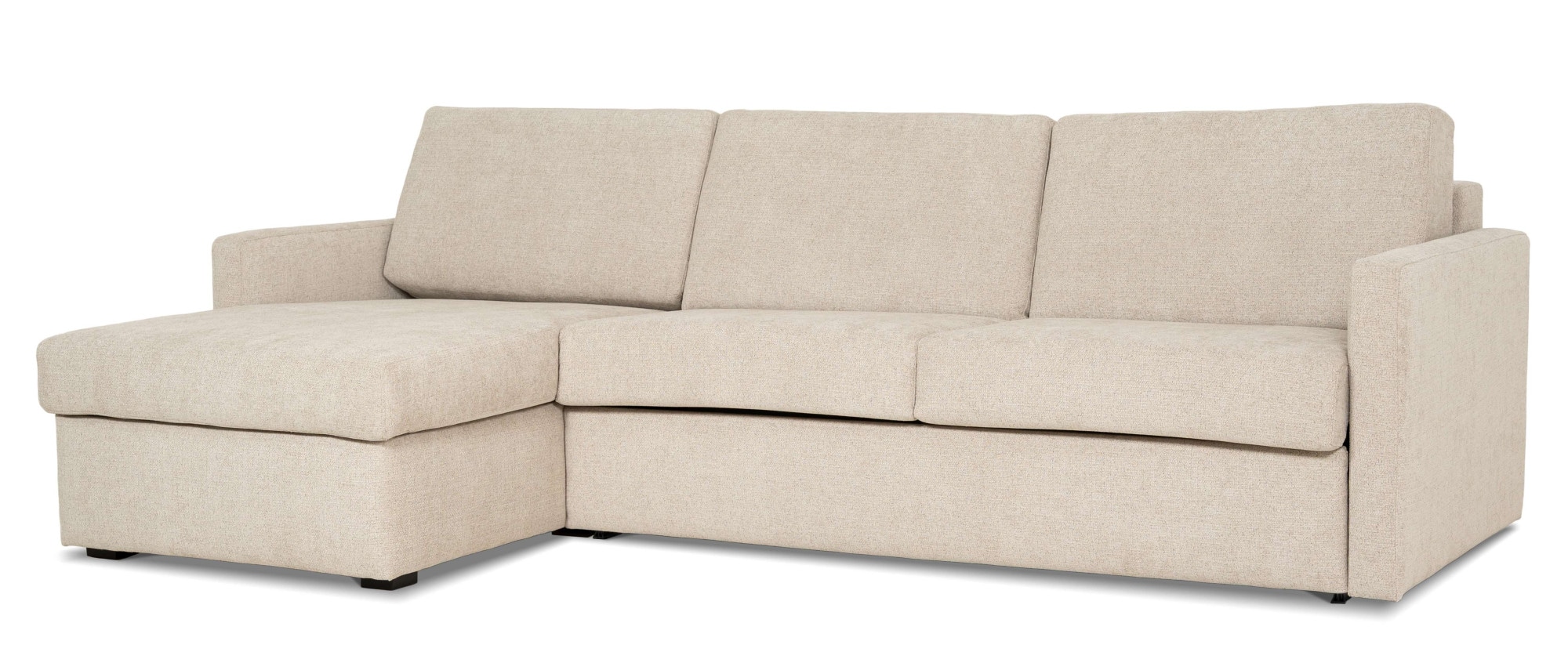 OTTO home Schlafsofa »GOLDPOINT Ecksofa 264 cm, Liegefläche (140/200cm), L-Form« Bettfunktion, Bonell-Federkernmatratze und Dauerschläfer-Funktion