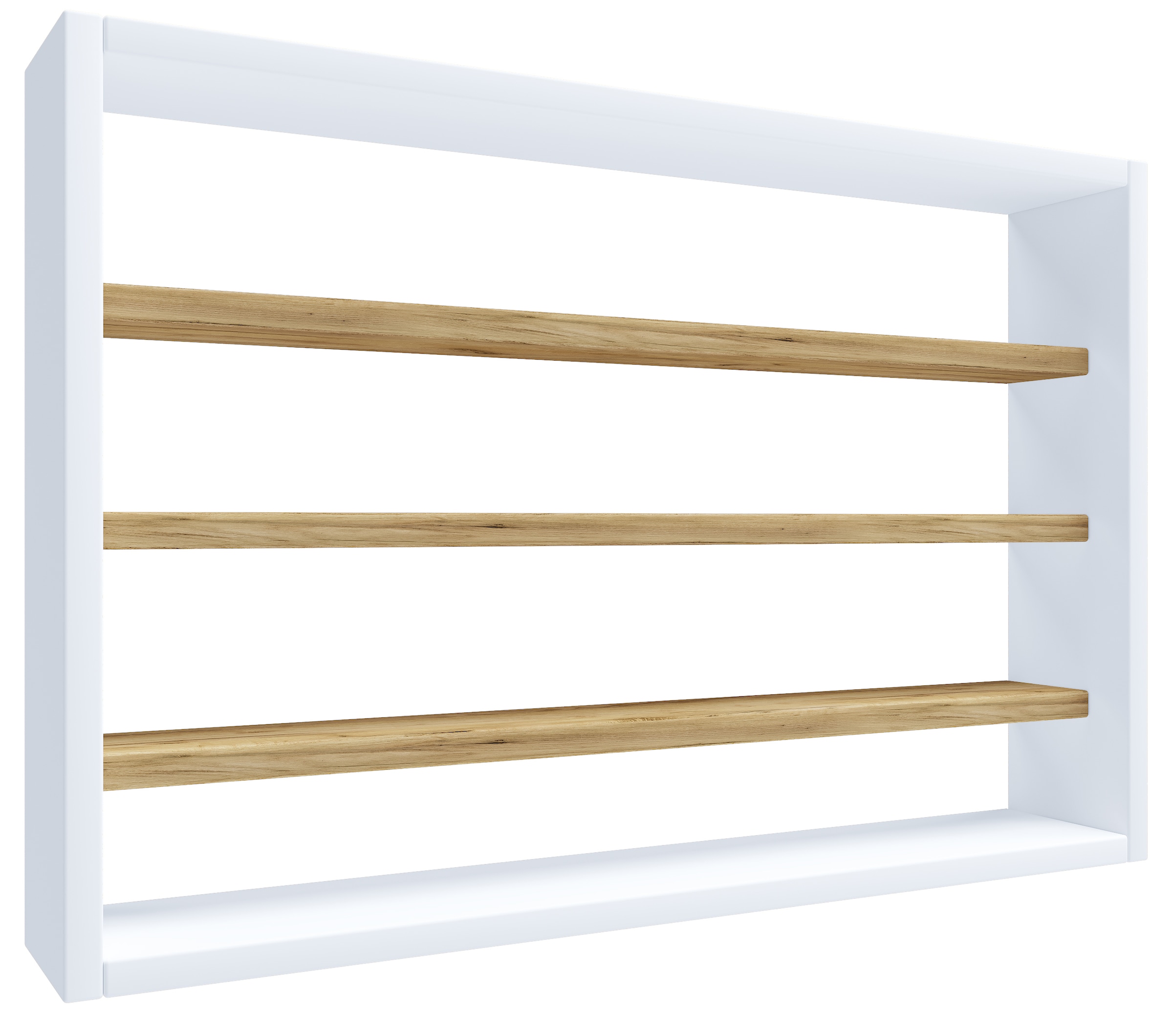 VCM Wandregal »Holz Wandregal Wandvitrine Regal Deko Osado M«