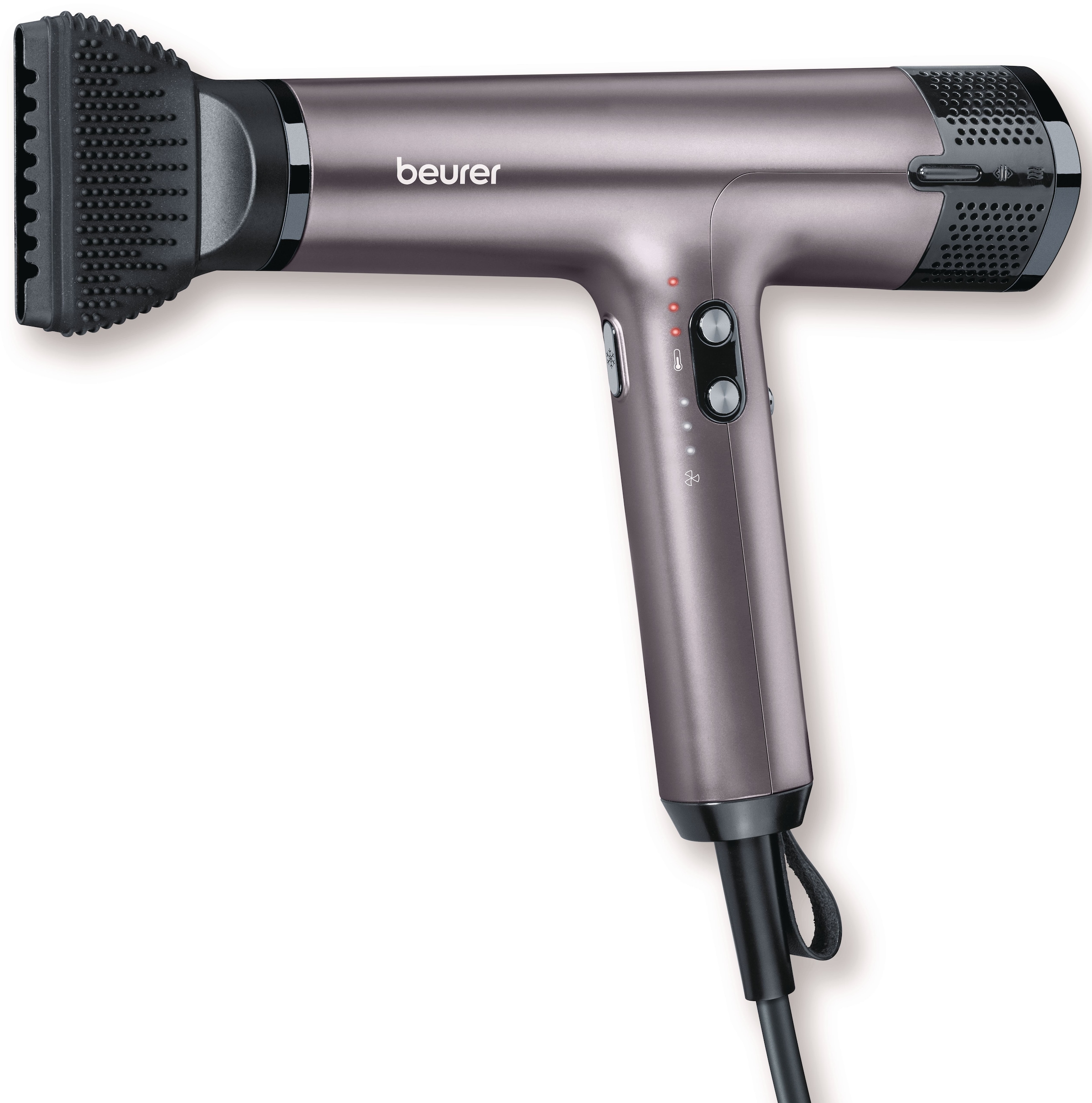 BEURER Haartrockner »HC 100 Premium mit leistungsstarkem Motor und 1700 Watt«, 1700 W, 2 Aufsätze, Schnelles Trocknen der Haare, leichtes Gewicht (nur 360 g ohne Kabel)