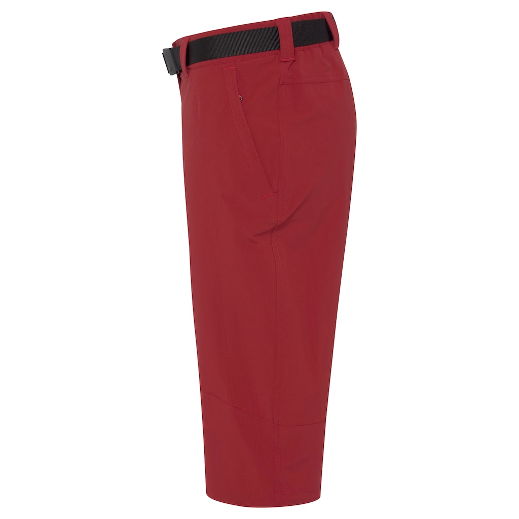 Maier Sports Caprihose, (Set, 2 tlg., Gürtel)