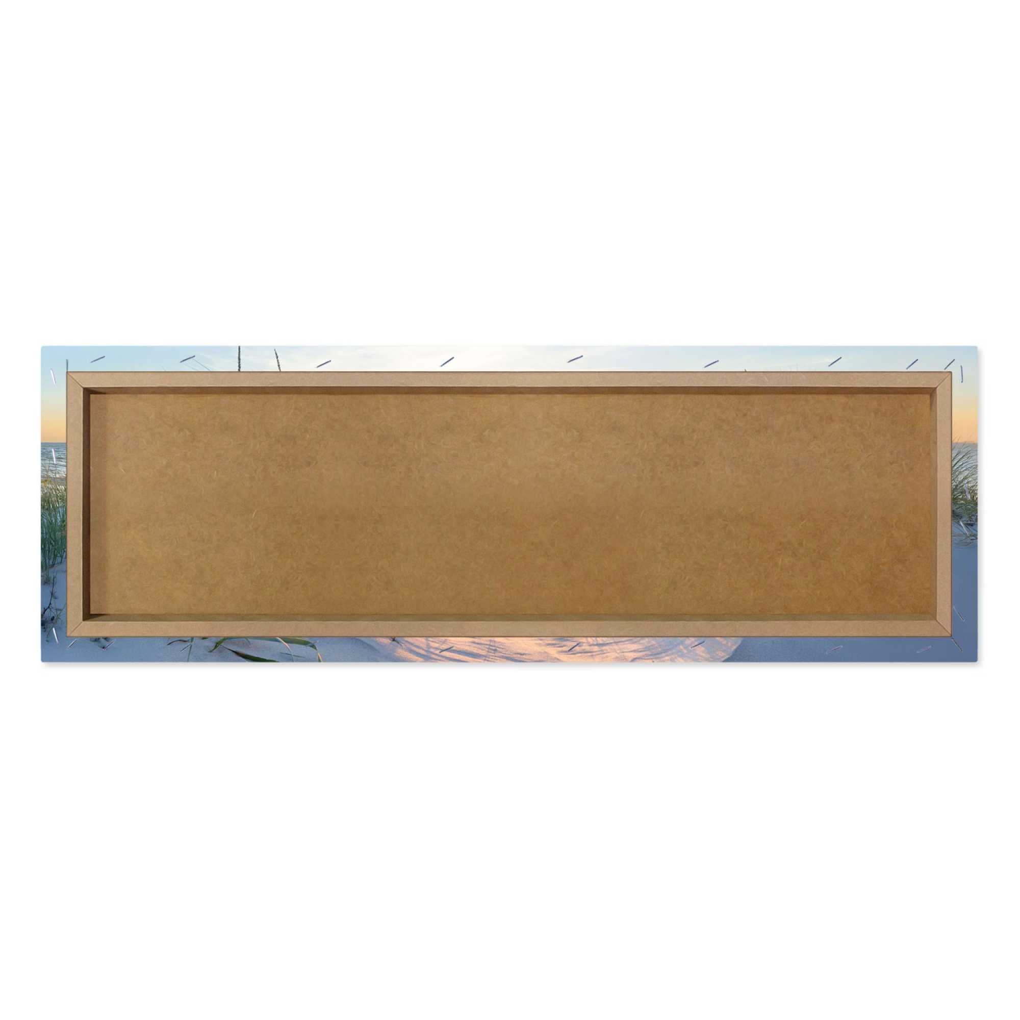 Reinders! Deco-Panel »Sonnenuntergang in den Dünen« Wohnzimmer - Beige - MDF - Wasser - 118x40 cm