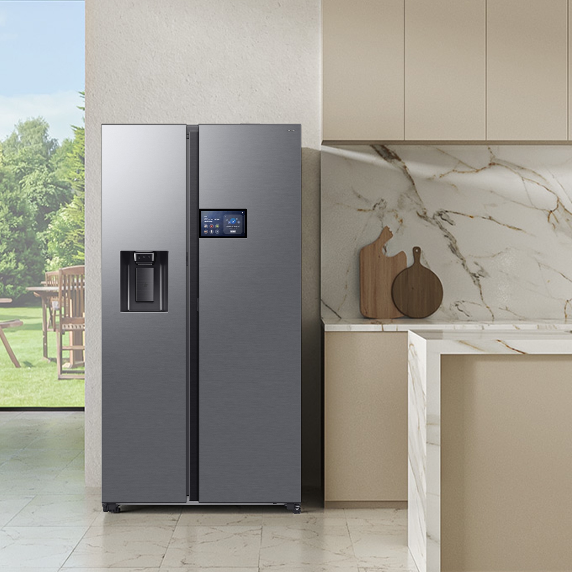Samsung Side-by-Side RS94F »RS90F65EDT«, Separate Temperaturregelung für Kühl- und Gefrierbereich